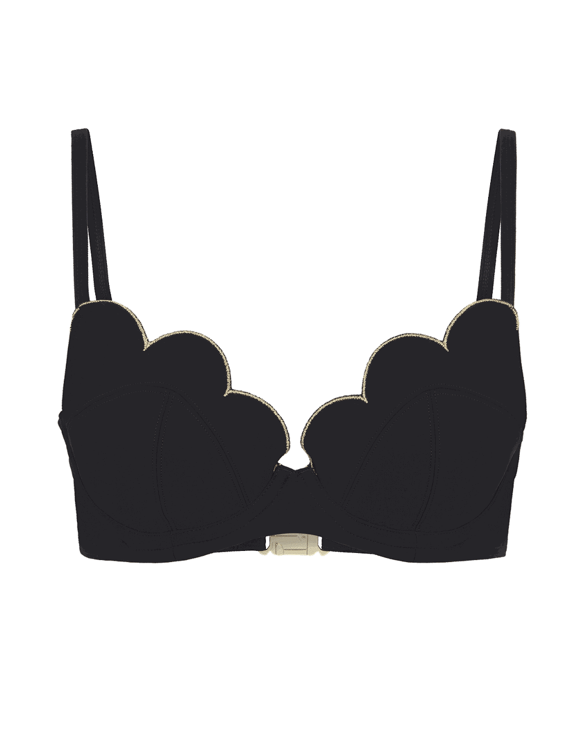 Lorna Cupped Bikini Top Black | Agent Provocateur