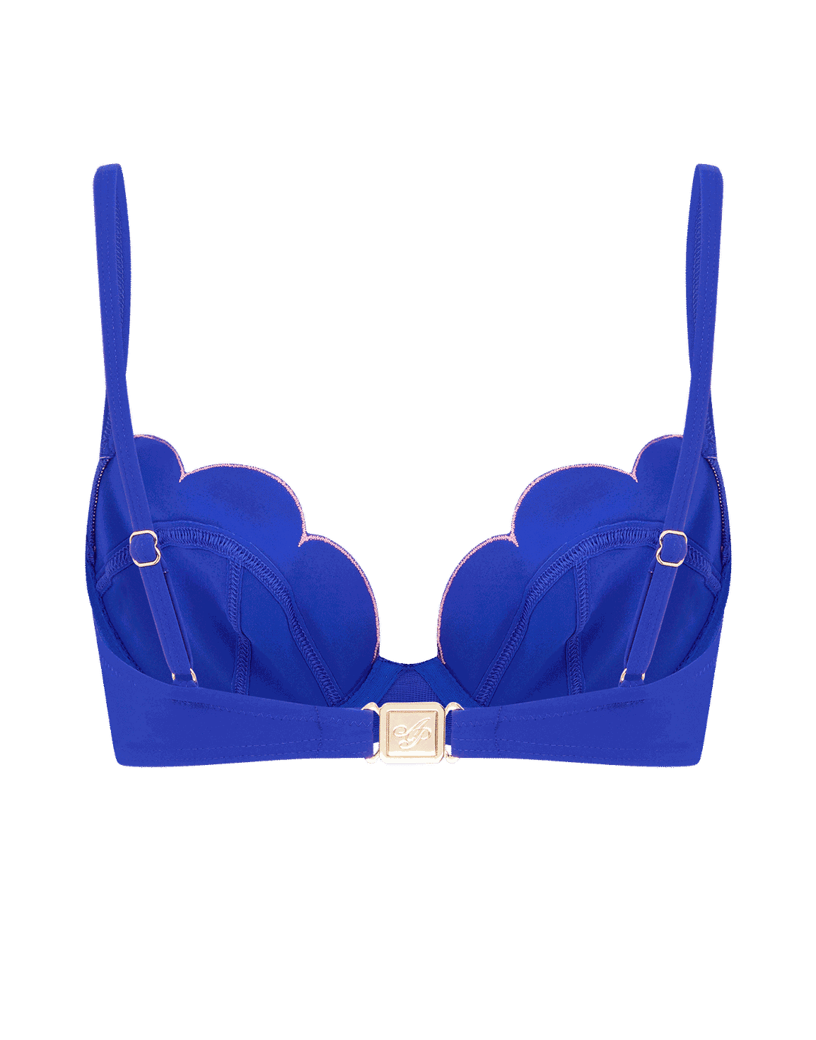 Lorna Cupped Bikini Top Blue/Pink | Agent Provocateur