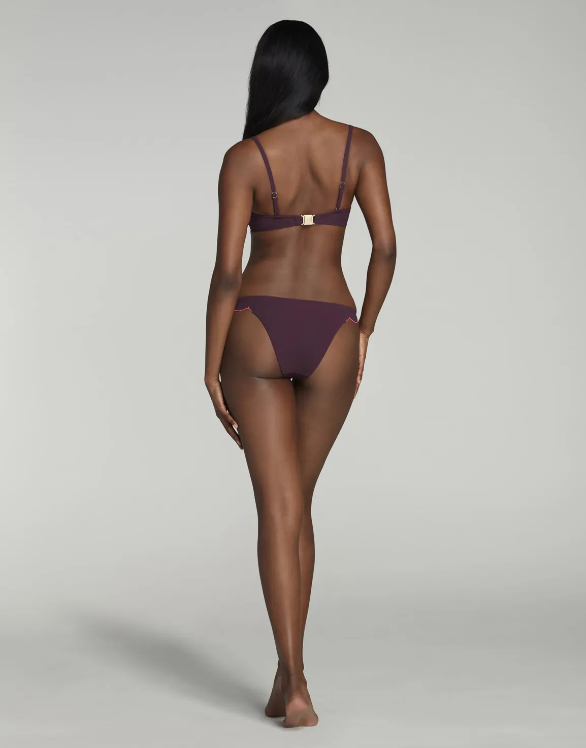 Lorna Cupped Bikini Top Plum | Agent Provocateur