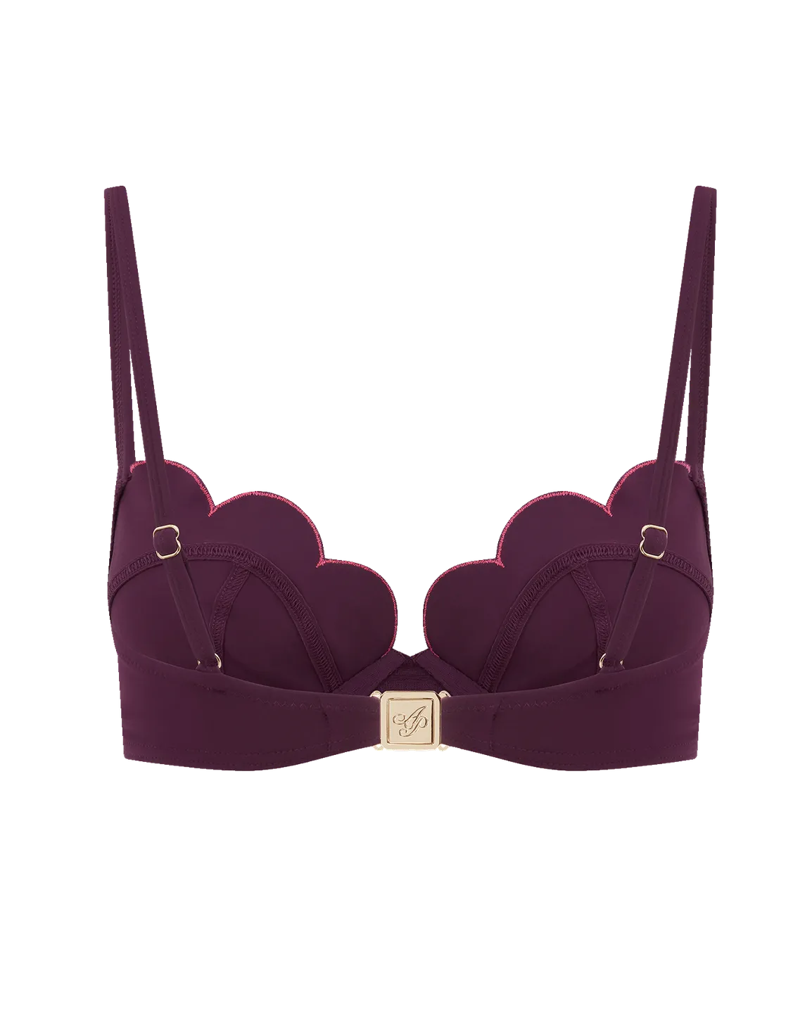 Lorna Cupped Bikini Top Plum | Agent Provocateur