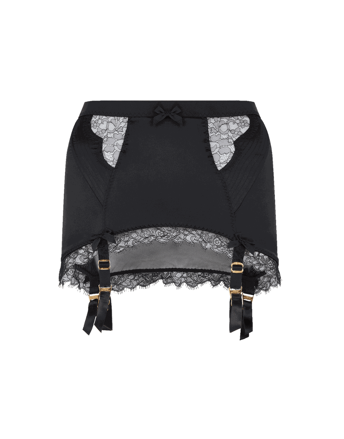 Helene Roll On Suspender Black | Agent Provocateur