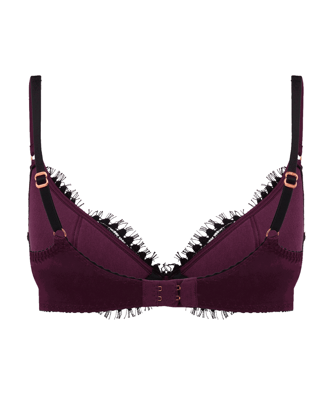 Madylin Plunge Underwired Bra Plum | Agent Provocateur