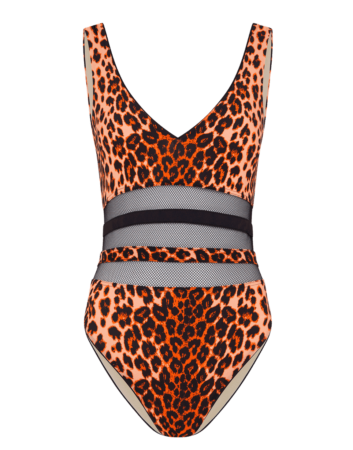 Zenaya Swimsuit Leopard Print/Black | Agent Provocateur