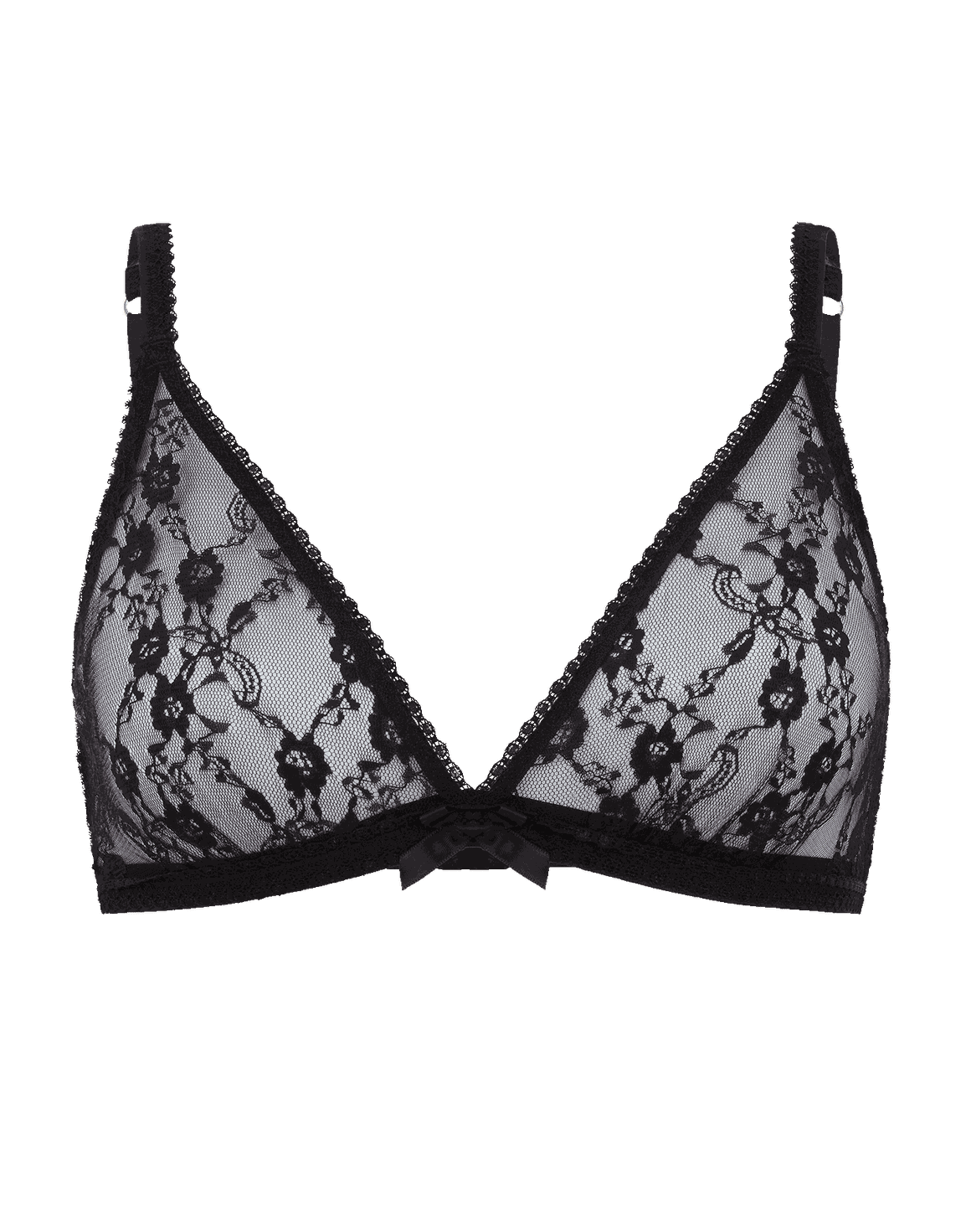 Laily Soft Cup Plunge Bra Black | Agent Provocateur