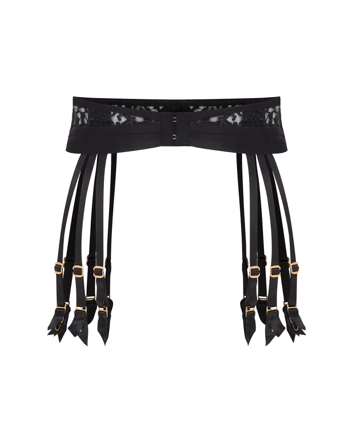 Dioni Suspender Black/Black | Agent Provocateur