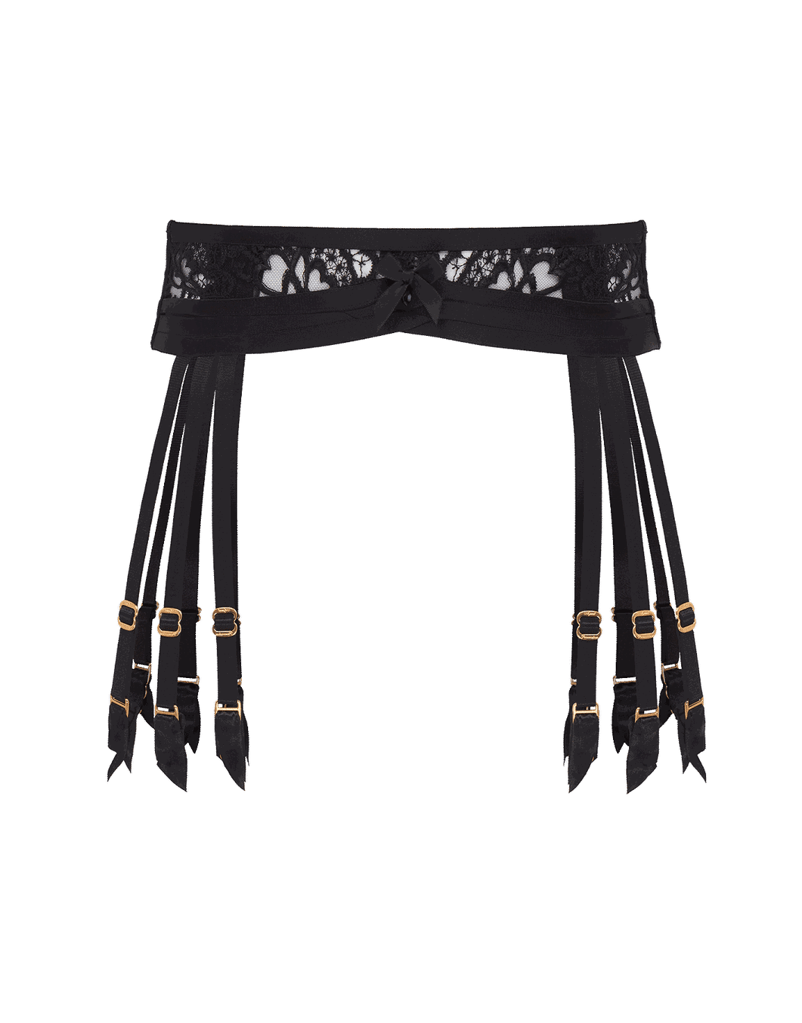 Dioni Suspender Black/Black | Agent Provocateur