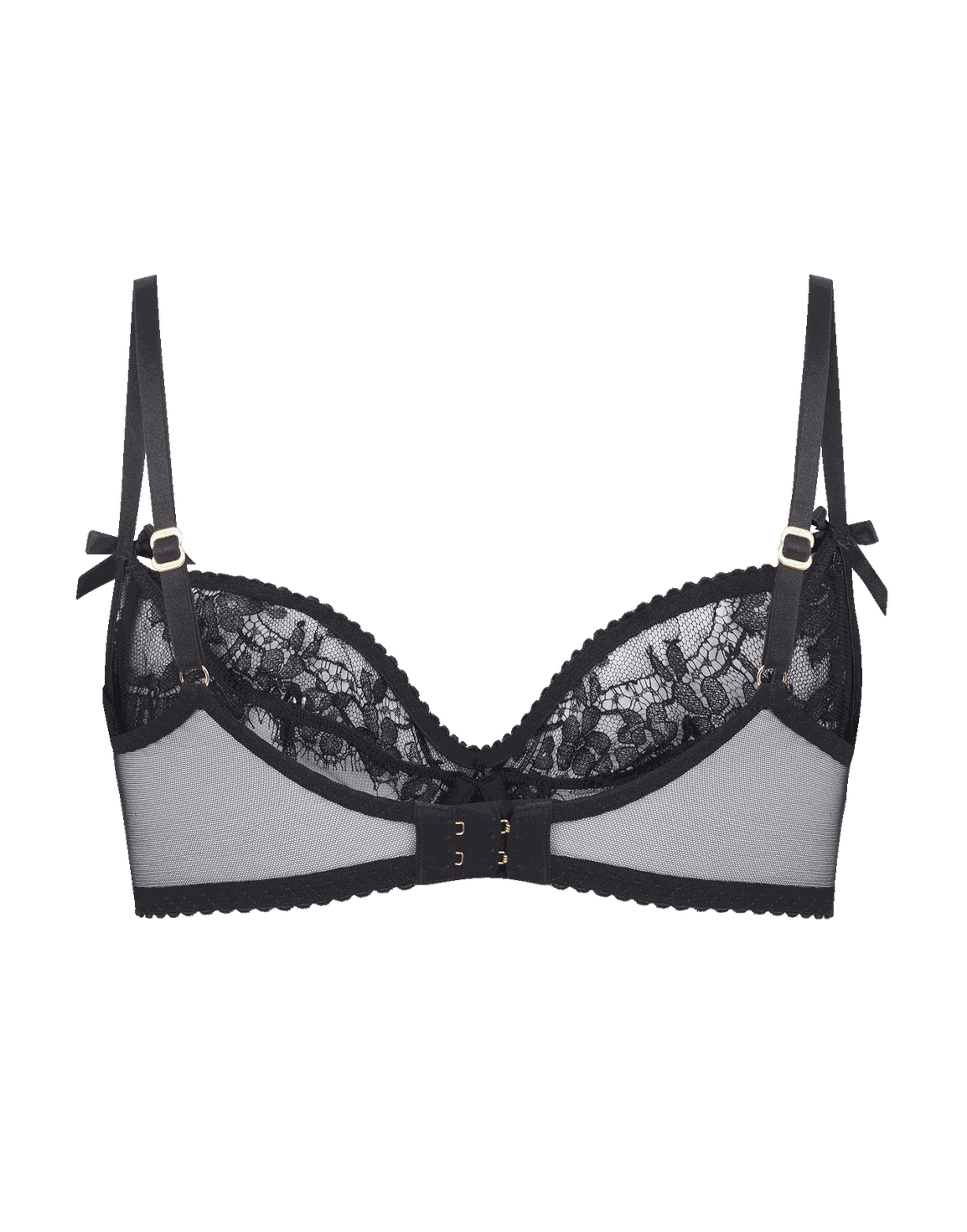 Jaylin Balconette Underwired Bra Black | Agent Provocateur