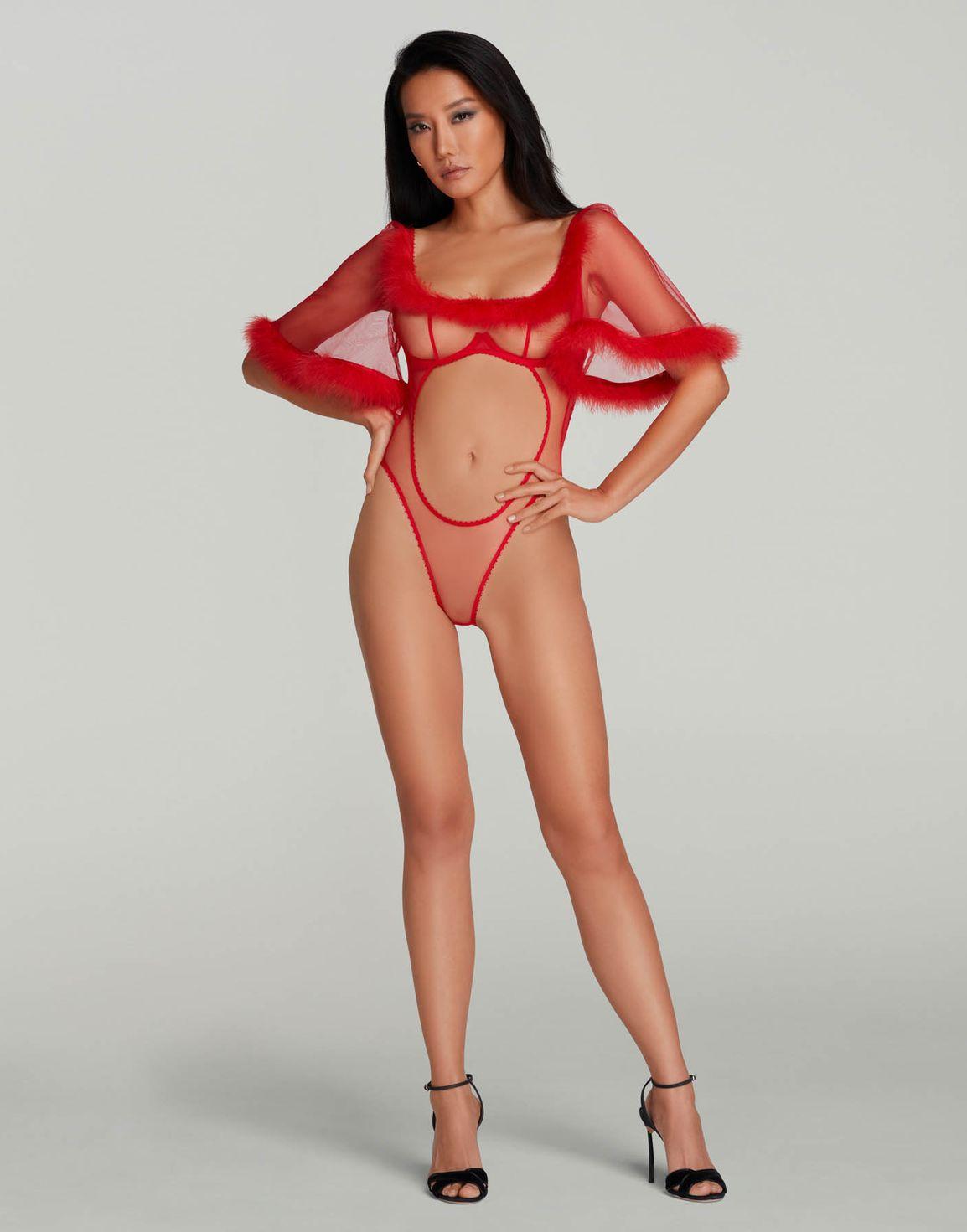 Inezza Bodysuit Red | Agent Provocateur