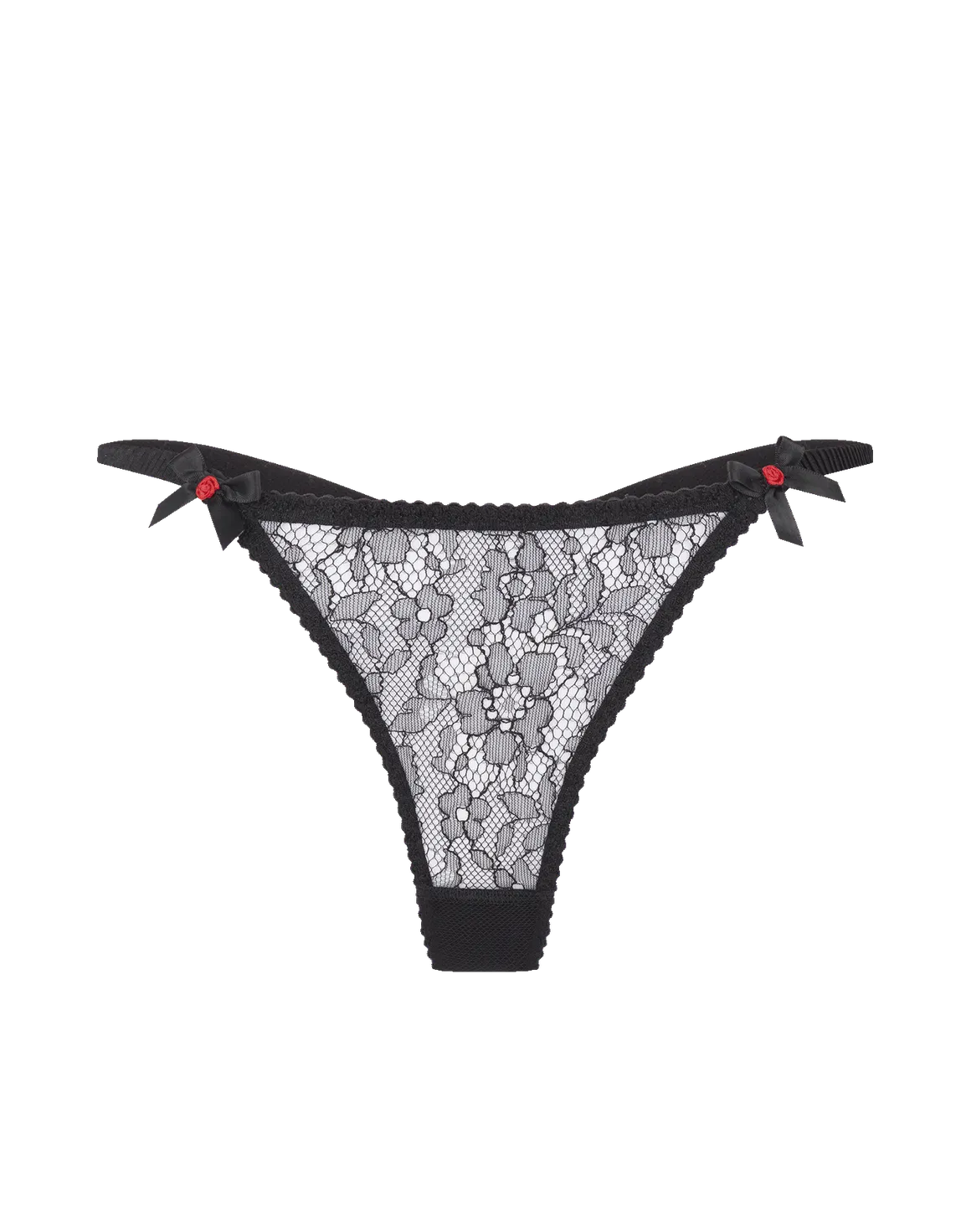 Lorna Lace Thong Black | Agent Provocateur