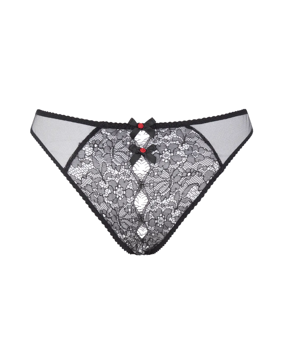 Lorna Lace Ouvert Black | Agent Provocateur