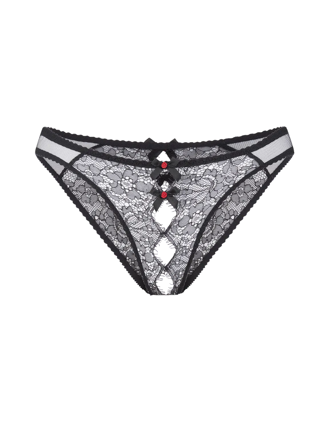 Lorna Lace Ouvert Black | Agent Provocateur