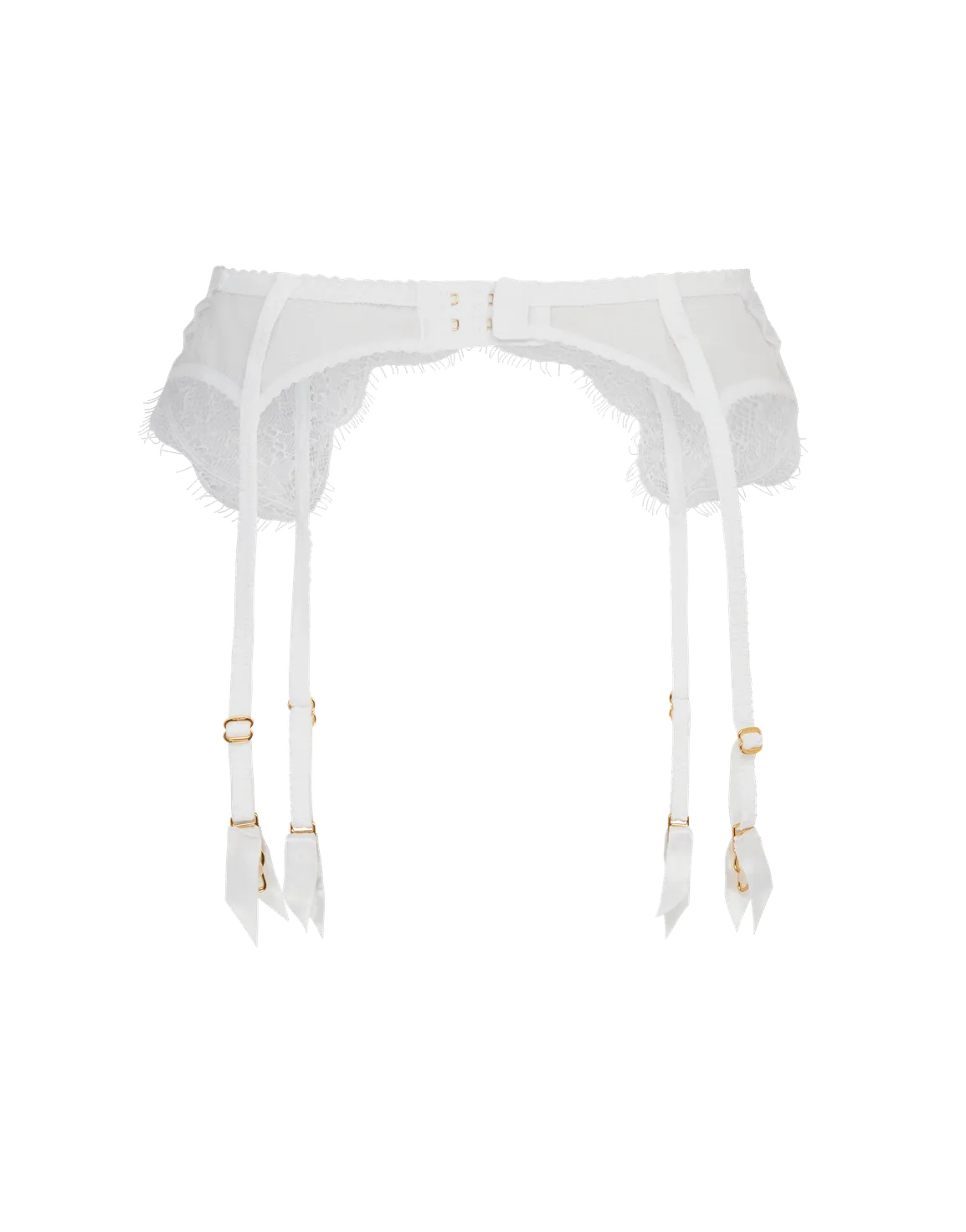 Lorna Lace Suspender White | Agent Provocateur
