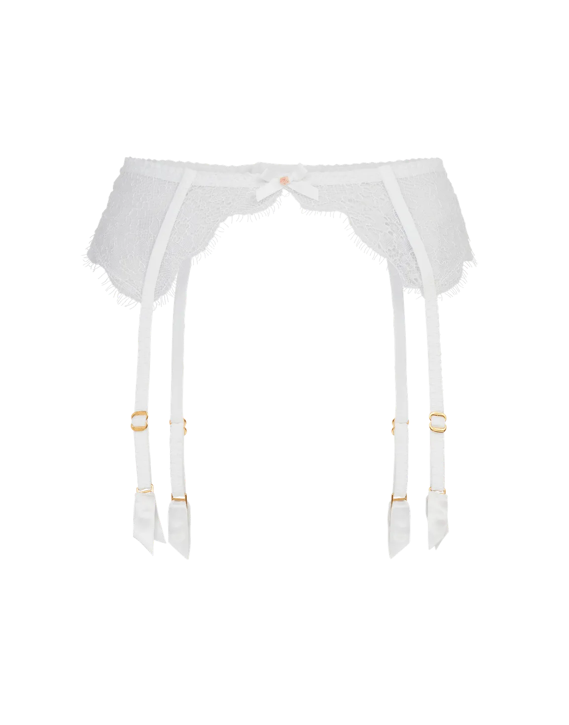 Lorna Lace Suspender White | Agent Provocateur