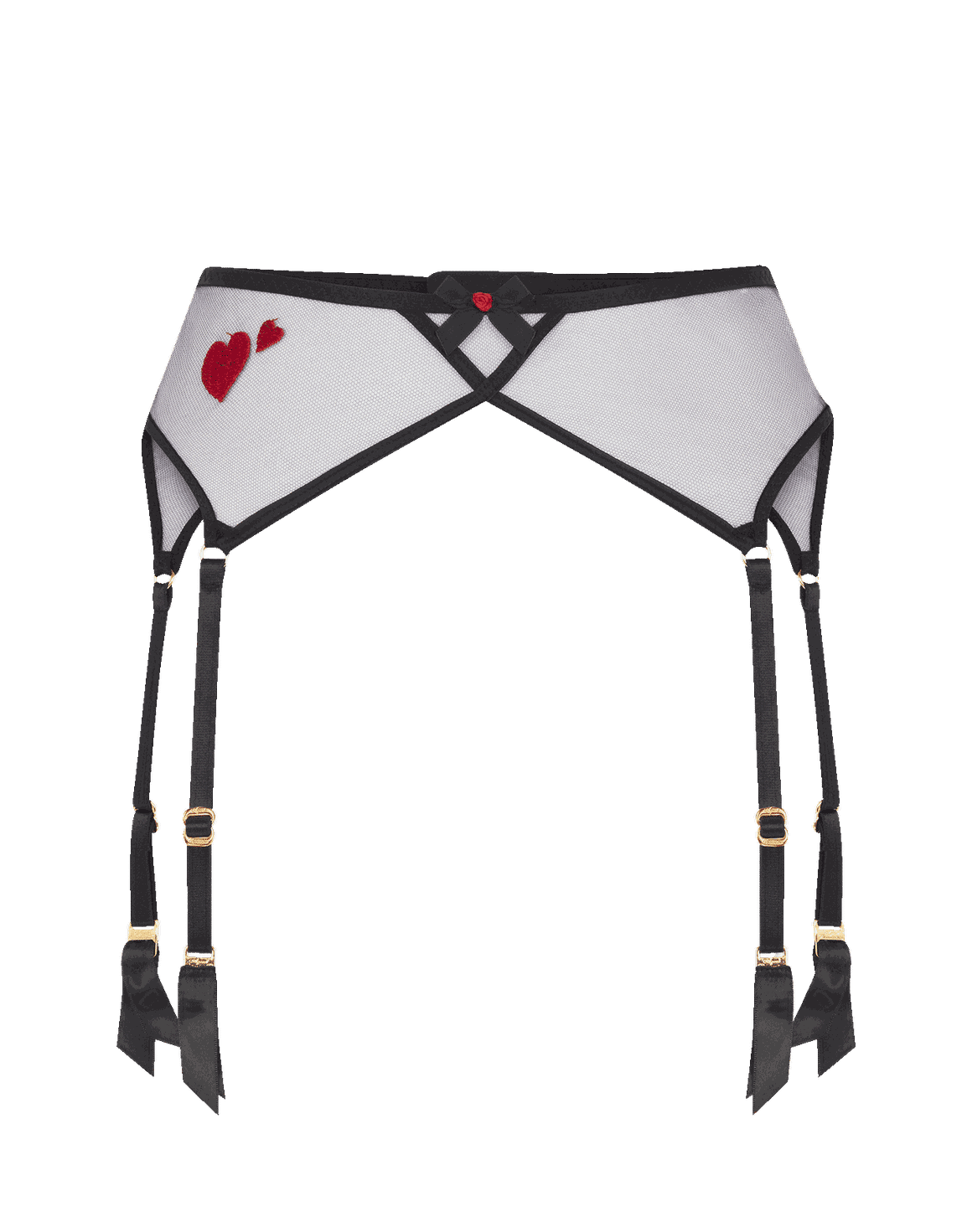 Talley Suspender Black | Agent Provocateur