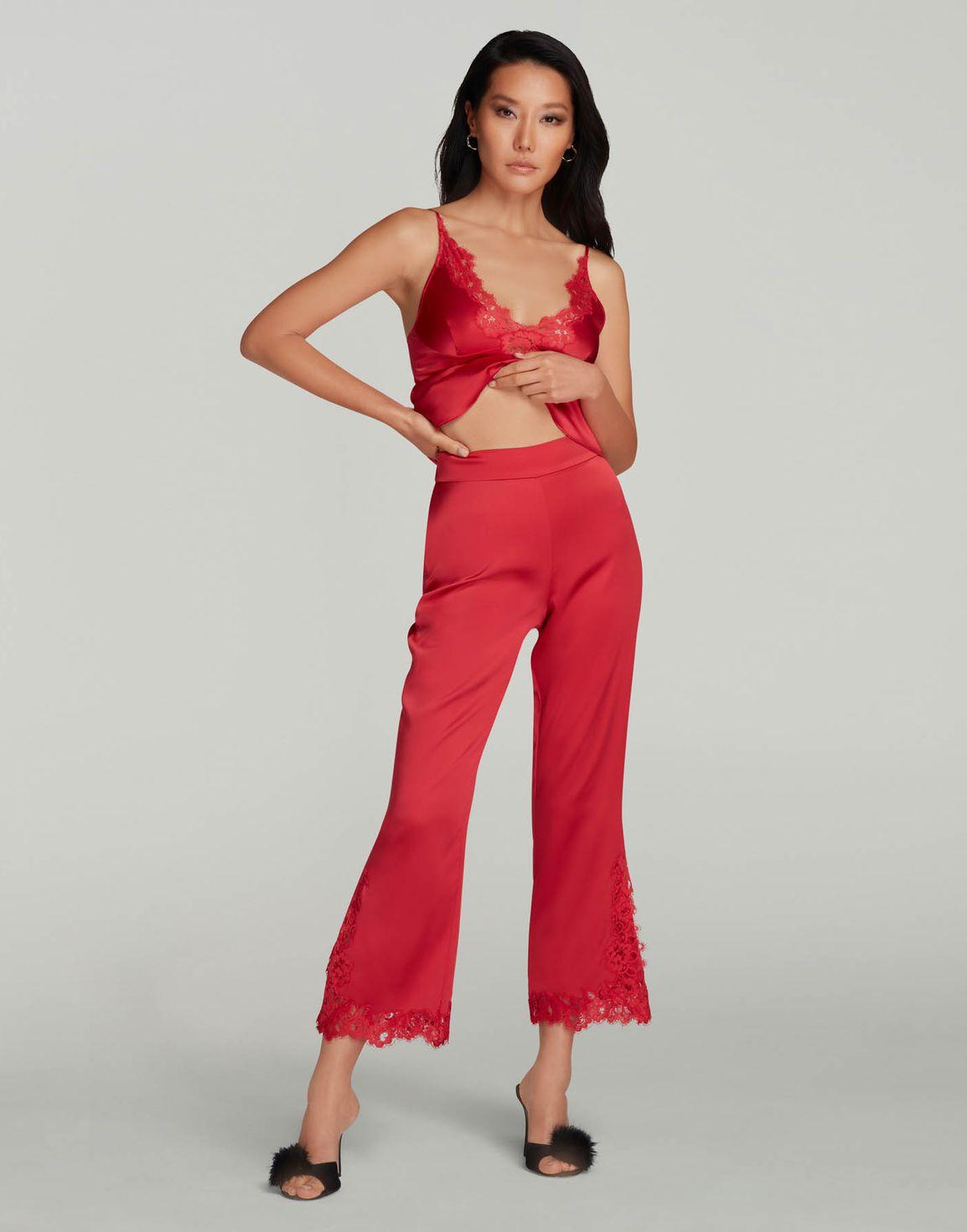 Emmaline Pyjama Trouser Red | Agent Provocateur