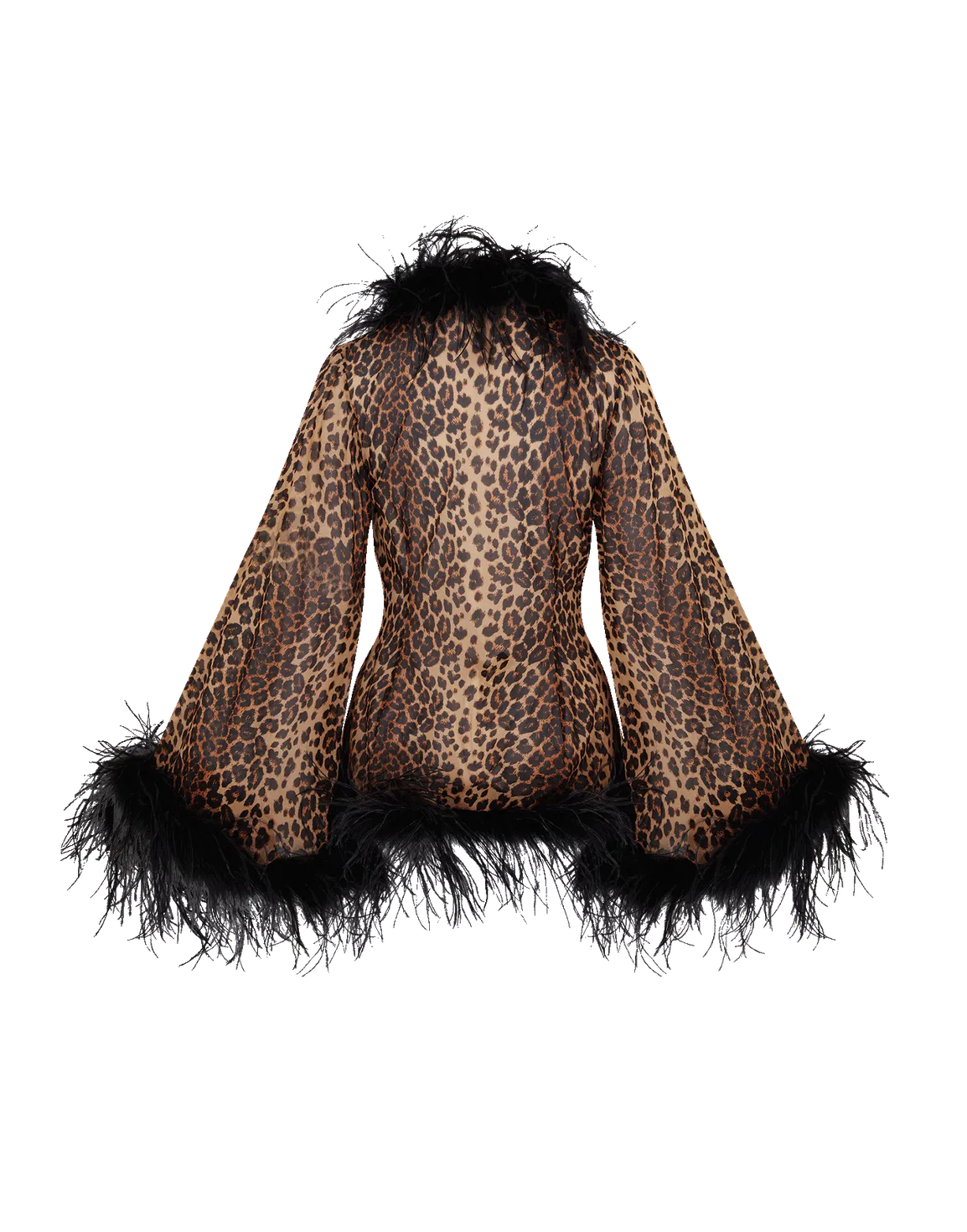 Leodora Short Gown Leopard | Agent Provocateur