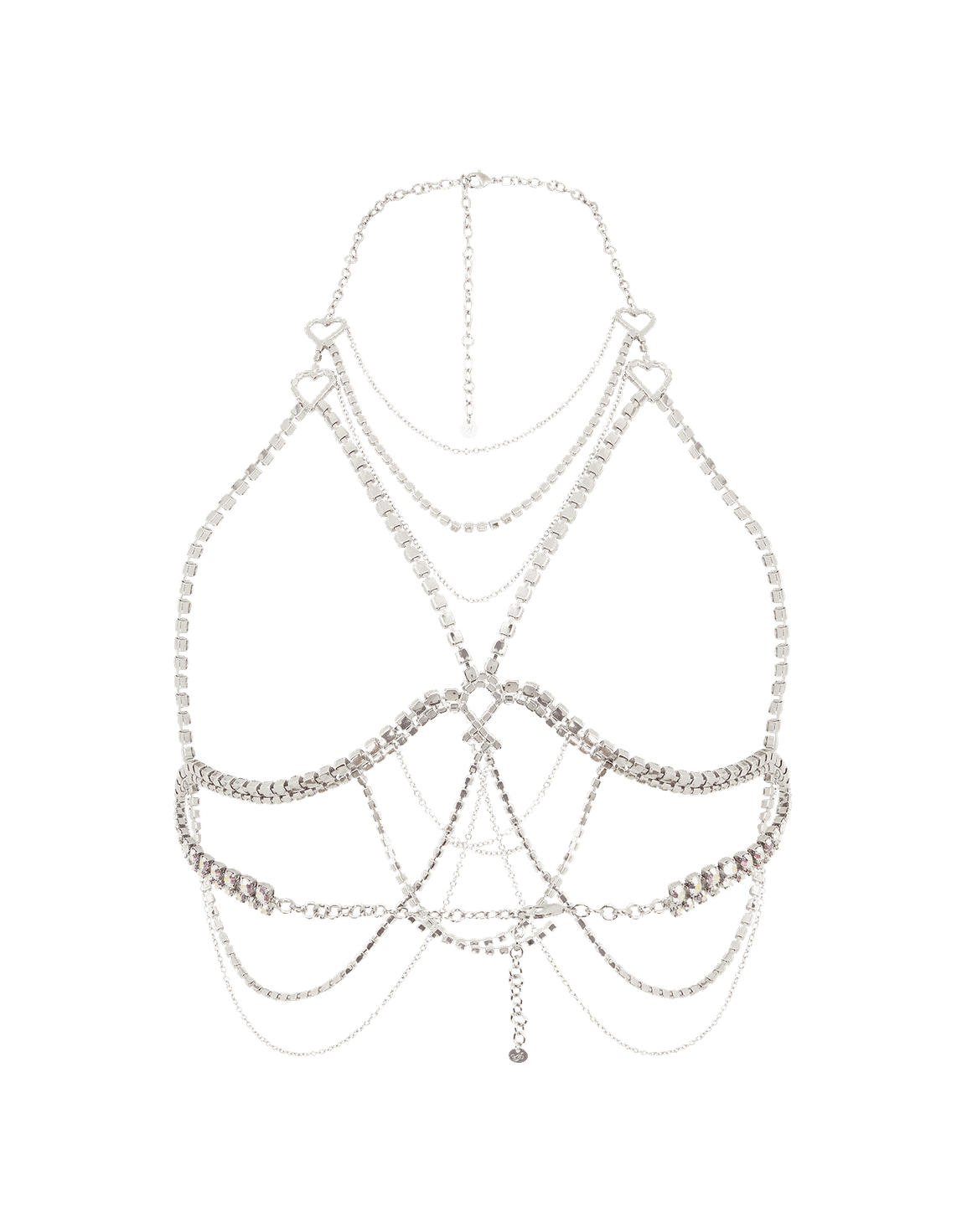 Hedonie Chain Bra Silver | Agent Provocateur