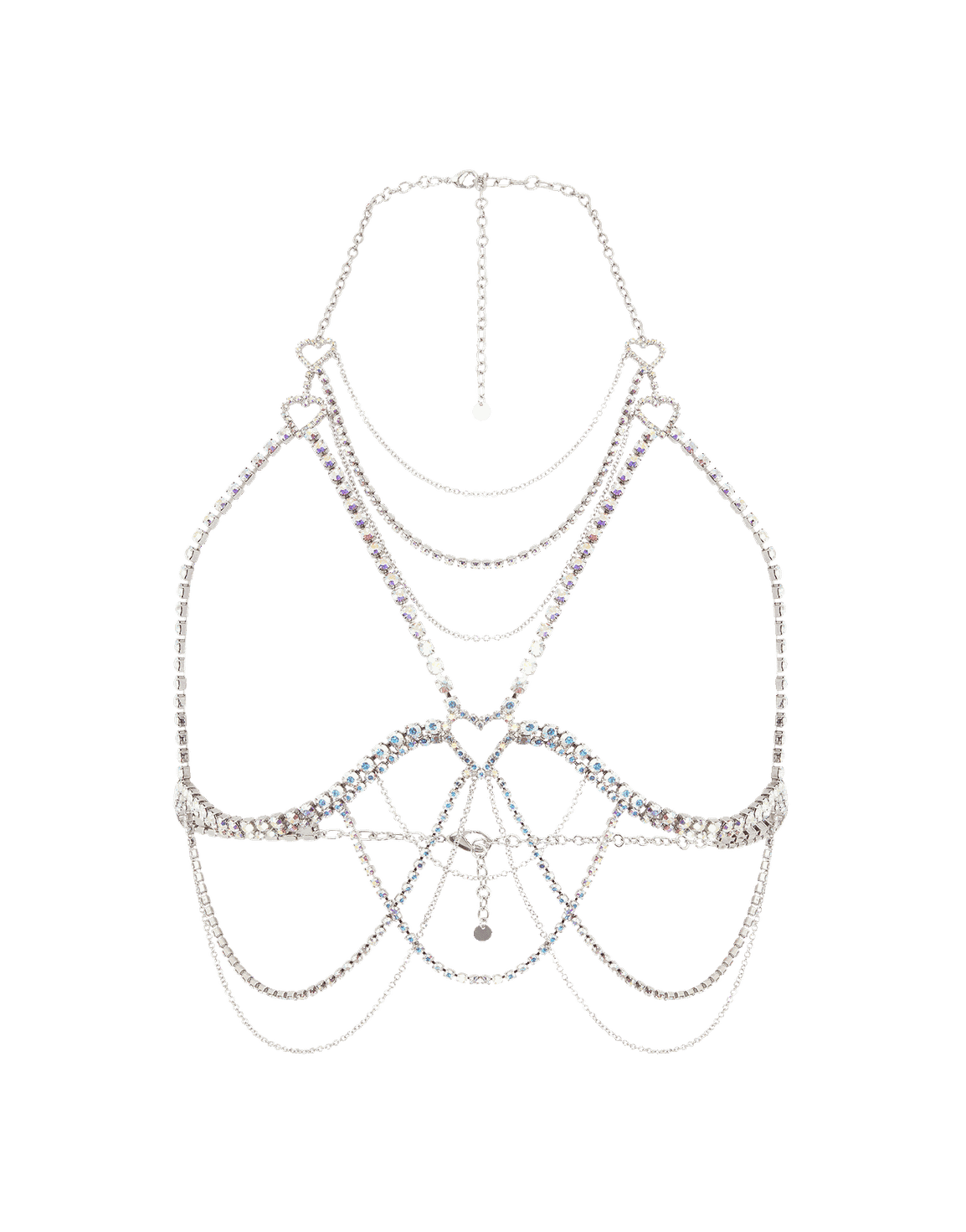 Hedonie Chain Bra Silver | Agent Provocateur