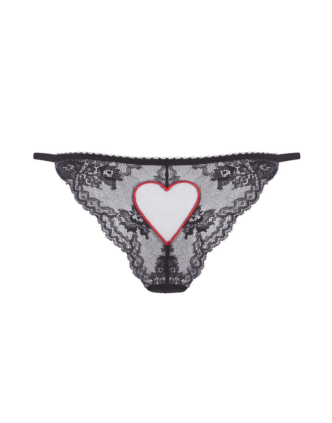 ETTIE LACE FULL BRIEF Black | Agent Provocateur