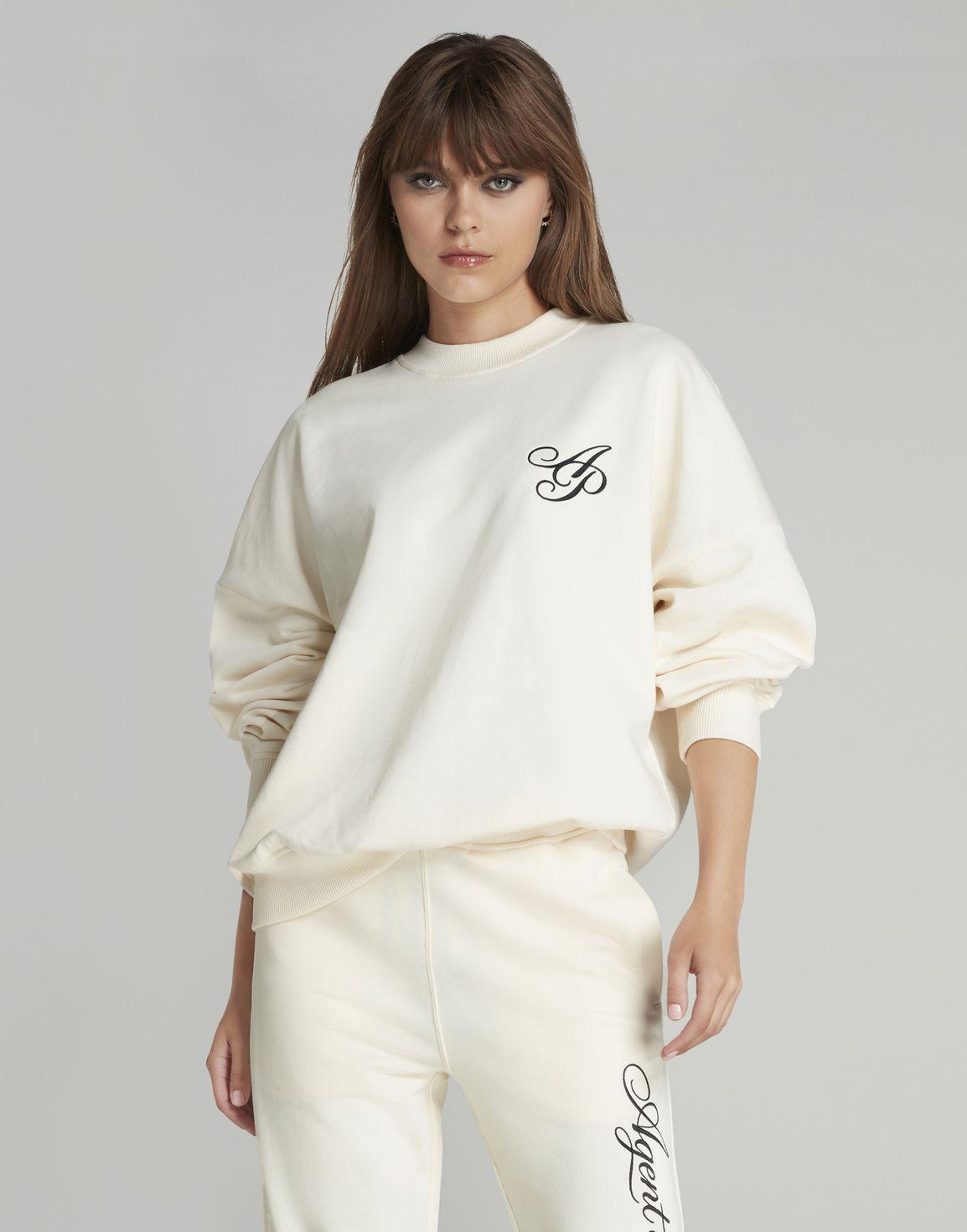 Rayley Sweatshirt Oat/Black | Agent Provocateur