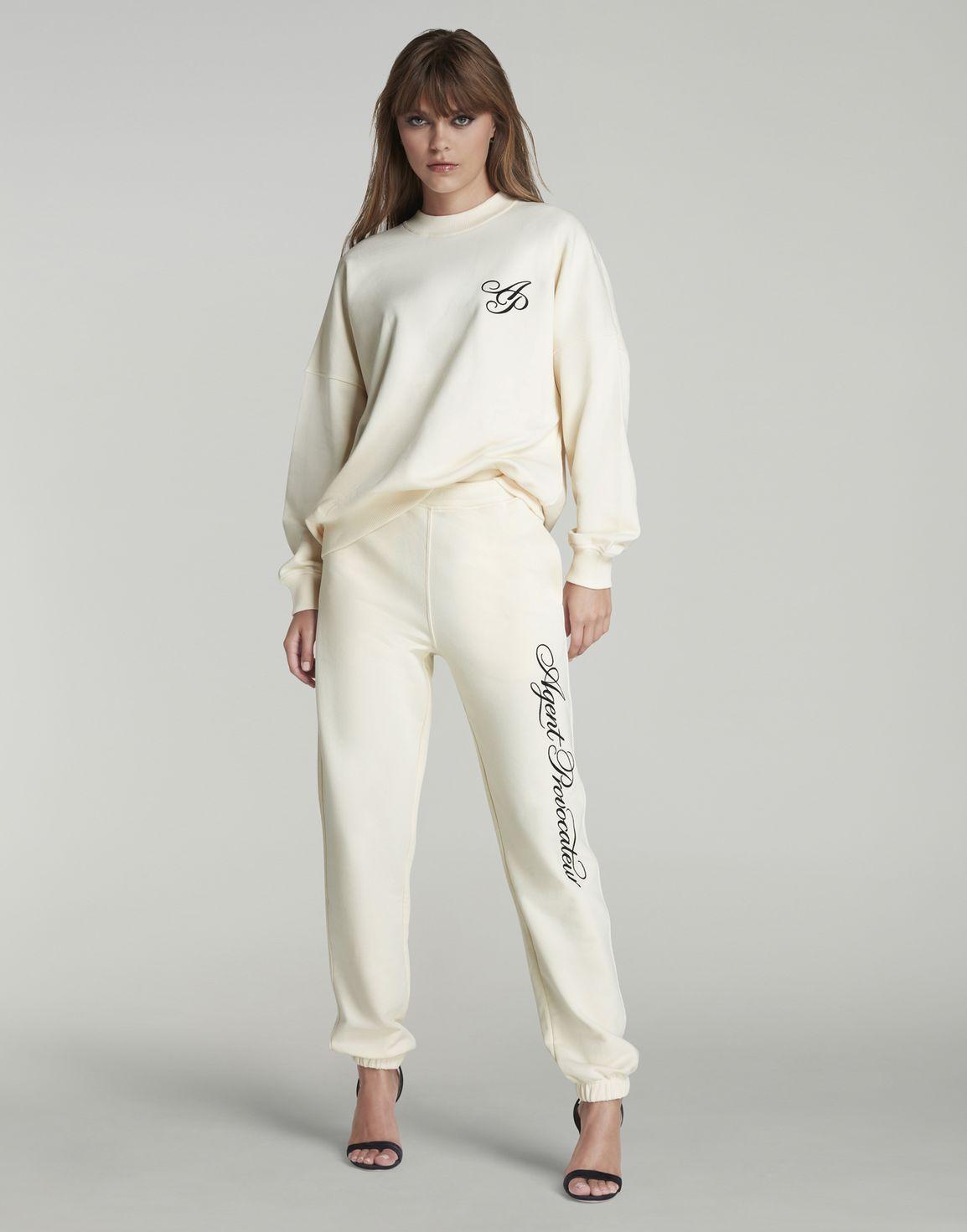 Rayley Joggers Oat/Black | Agent Provocateur