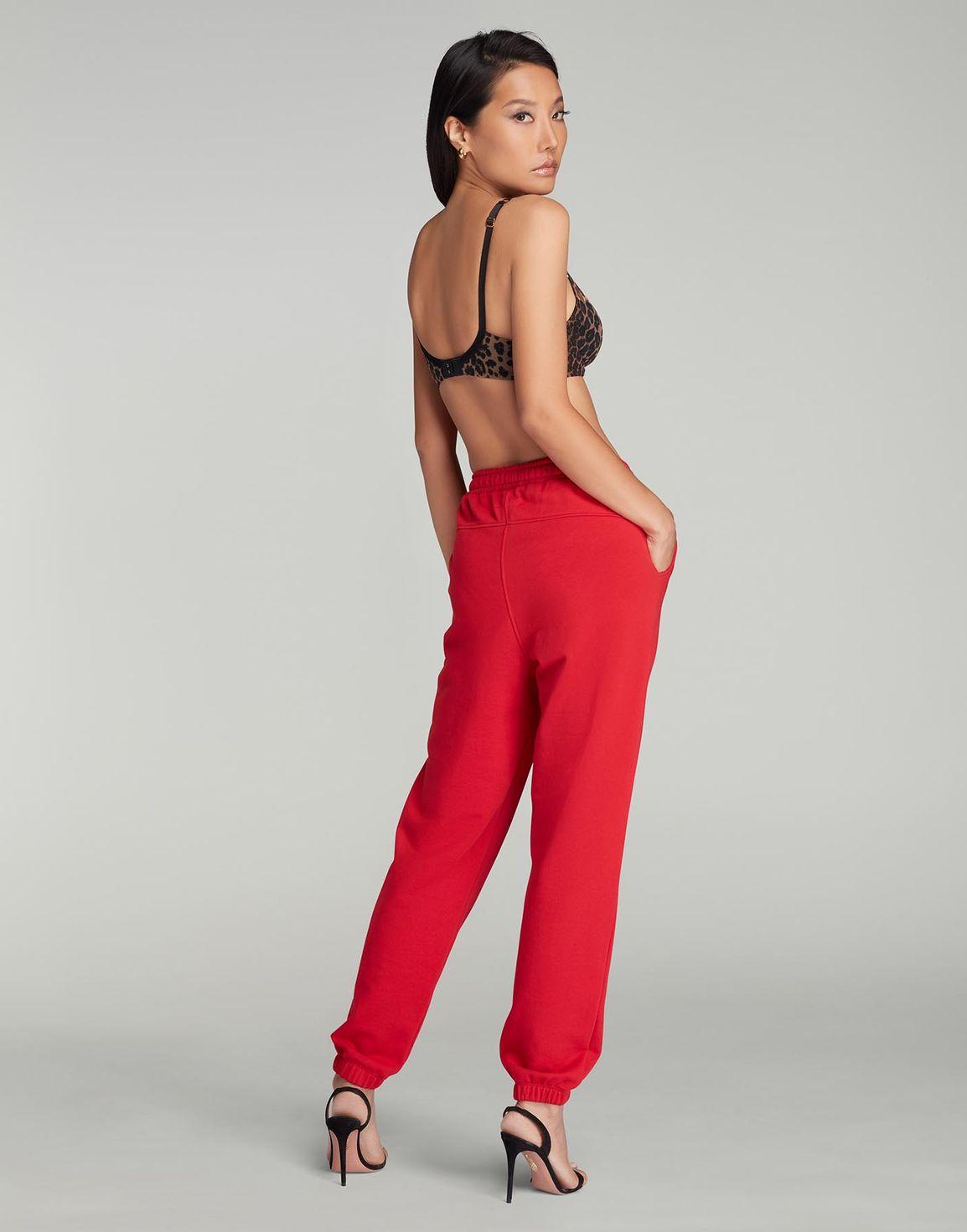 Rayley Jogging Trousers Red/Leopard | Agent Provocateur