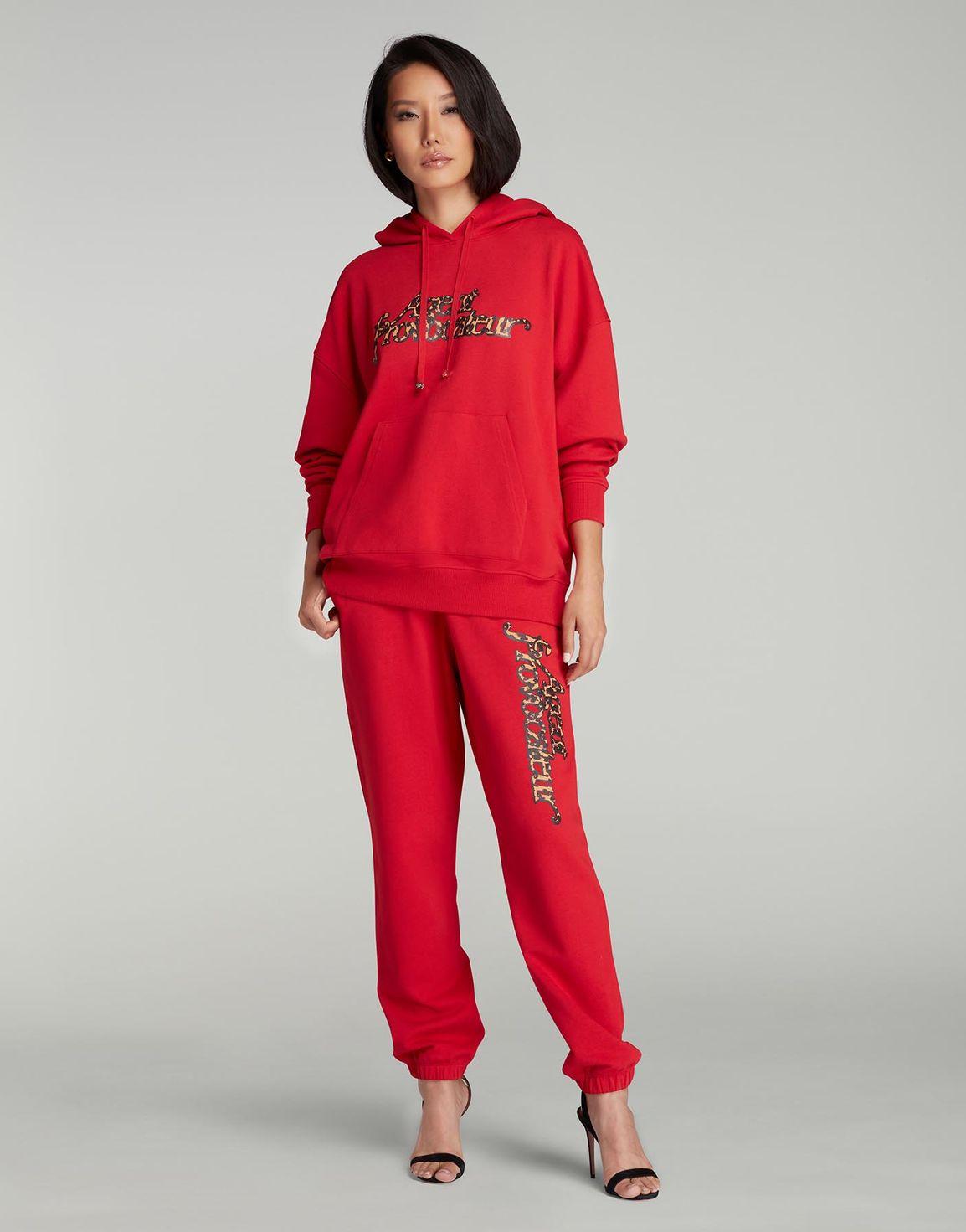Rayley Jogging Trousers Red/Leopard | Agent Provocateur
