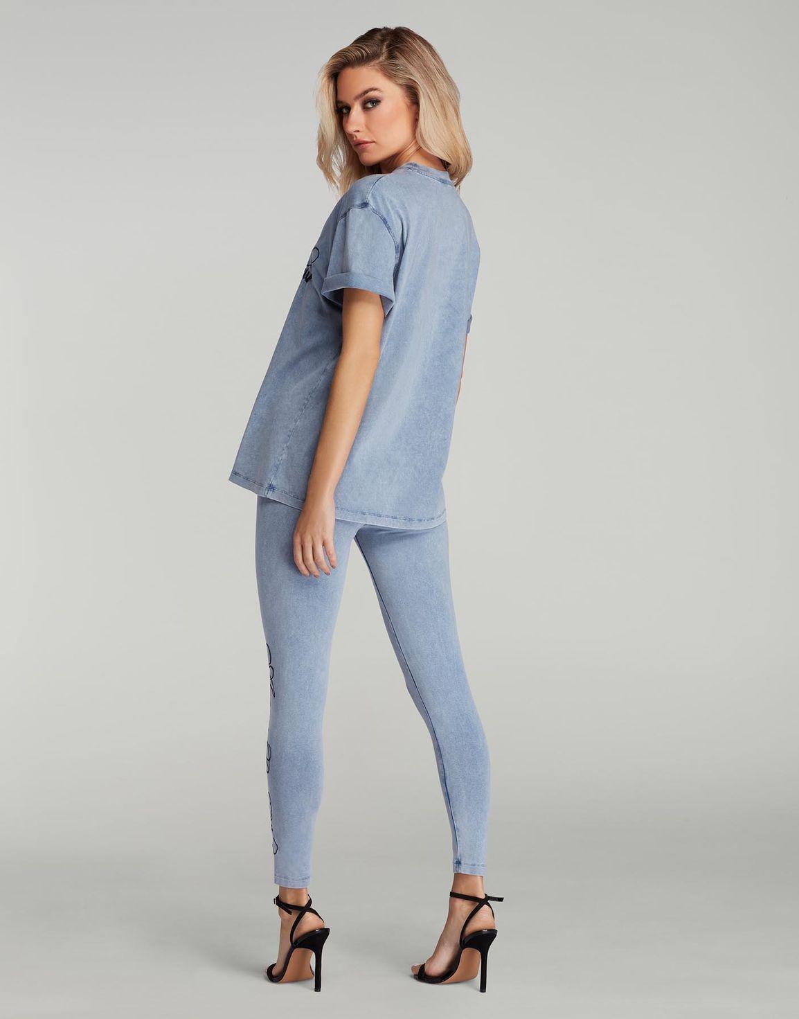 Rayley T-Shirt Denim/Black | Agent Provocateur