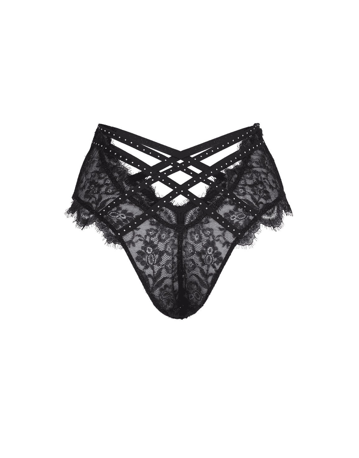 Saskiah High Waisted Brief Black | Agent Provocateur