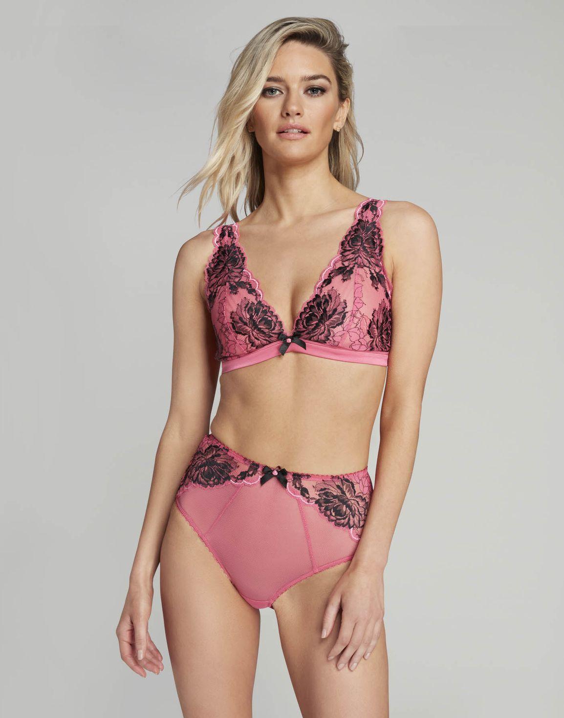 Yara Soft Cup High Apex Bra Pink | Agent Provocateur