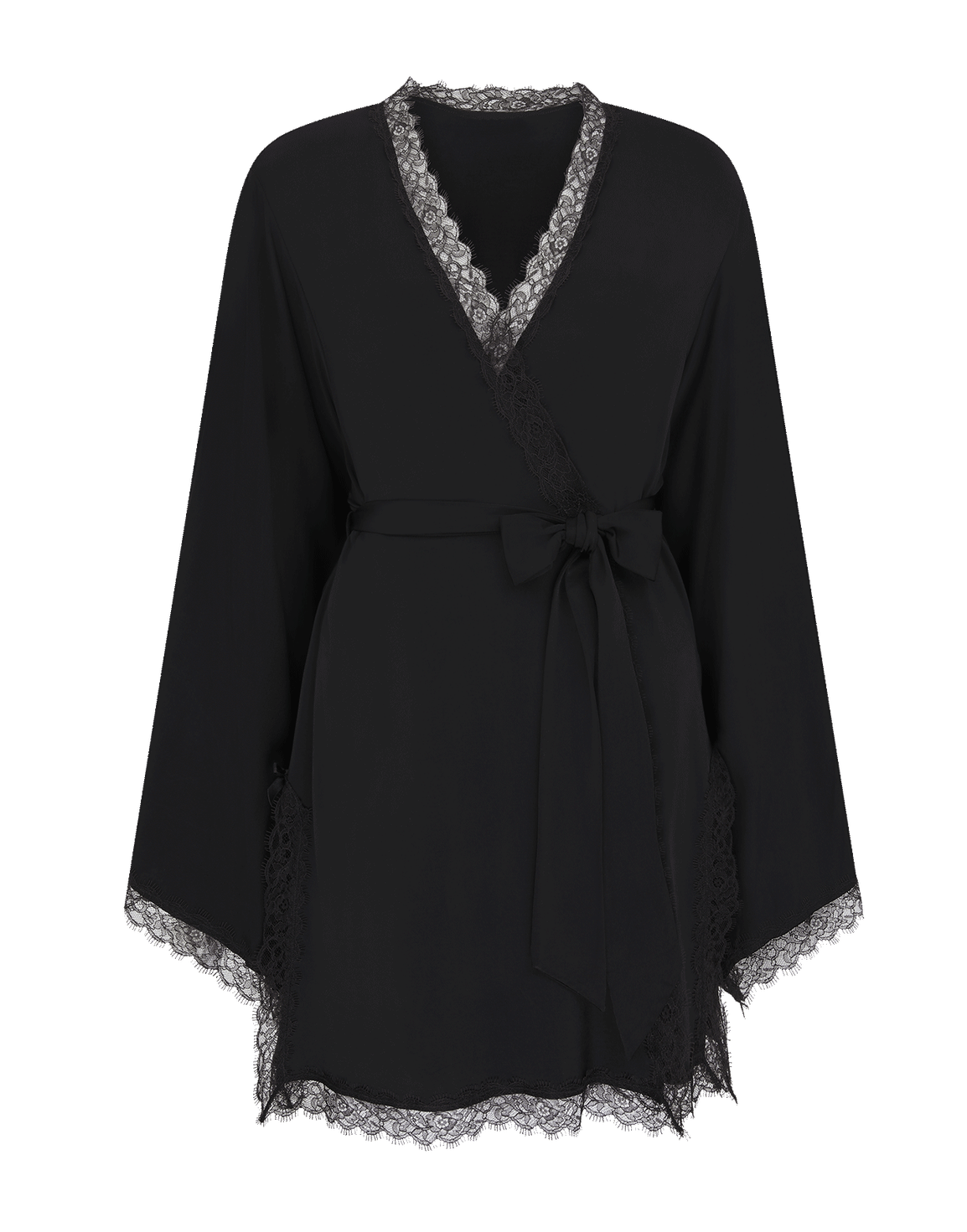 Gisele Short Kimono Black  | Agent Provocateur