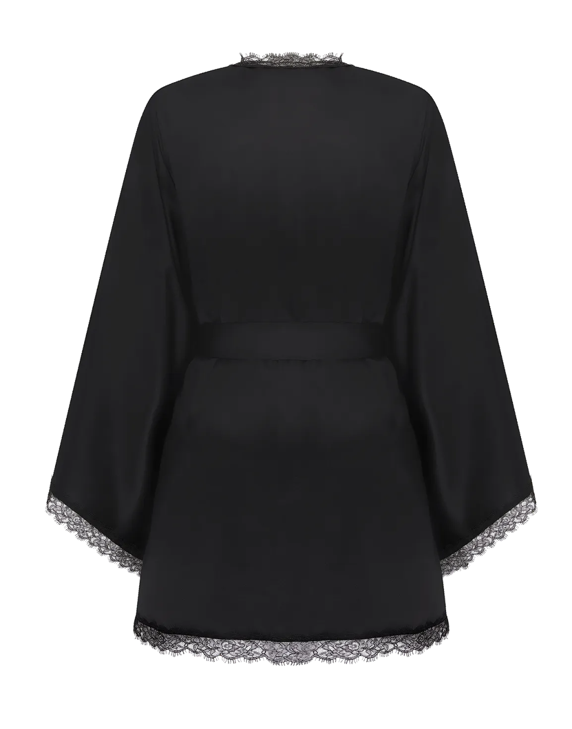 Gisele Short Kimono Black | Agent Provocateur