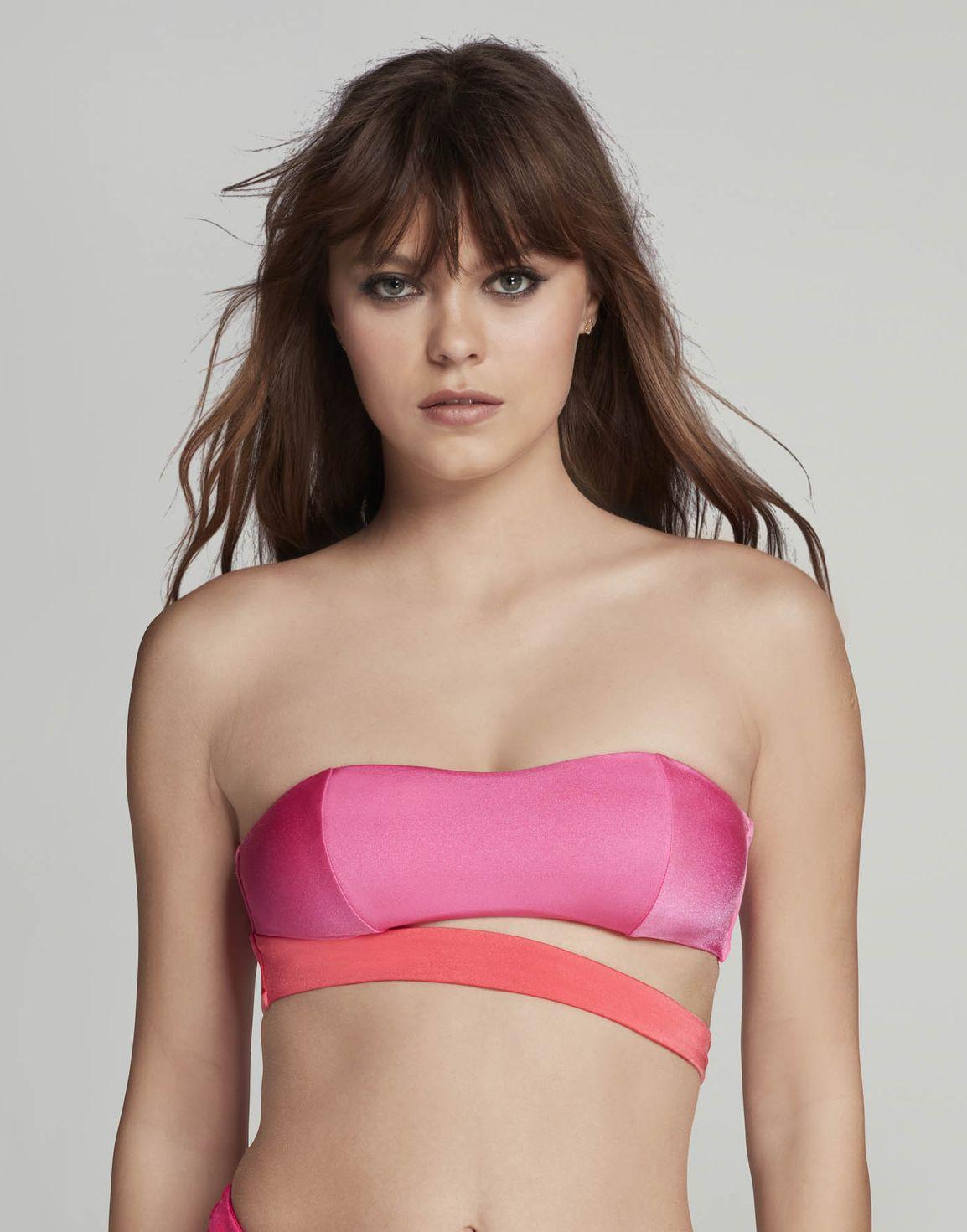 Teri Bandeau Bikini Top Pink | Agent Provocateur
