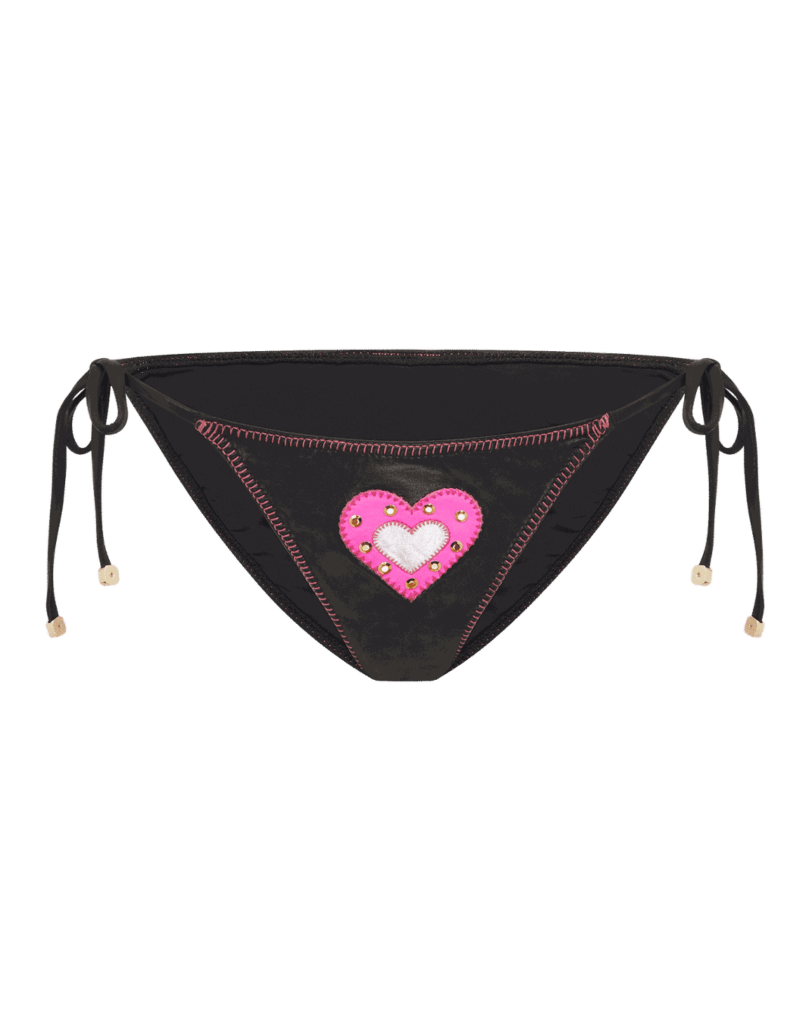Loveli Tie Side Bikini Bottom Black | Agent Provocateur