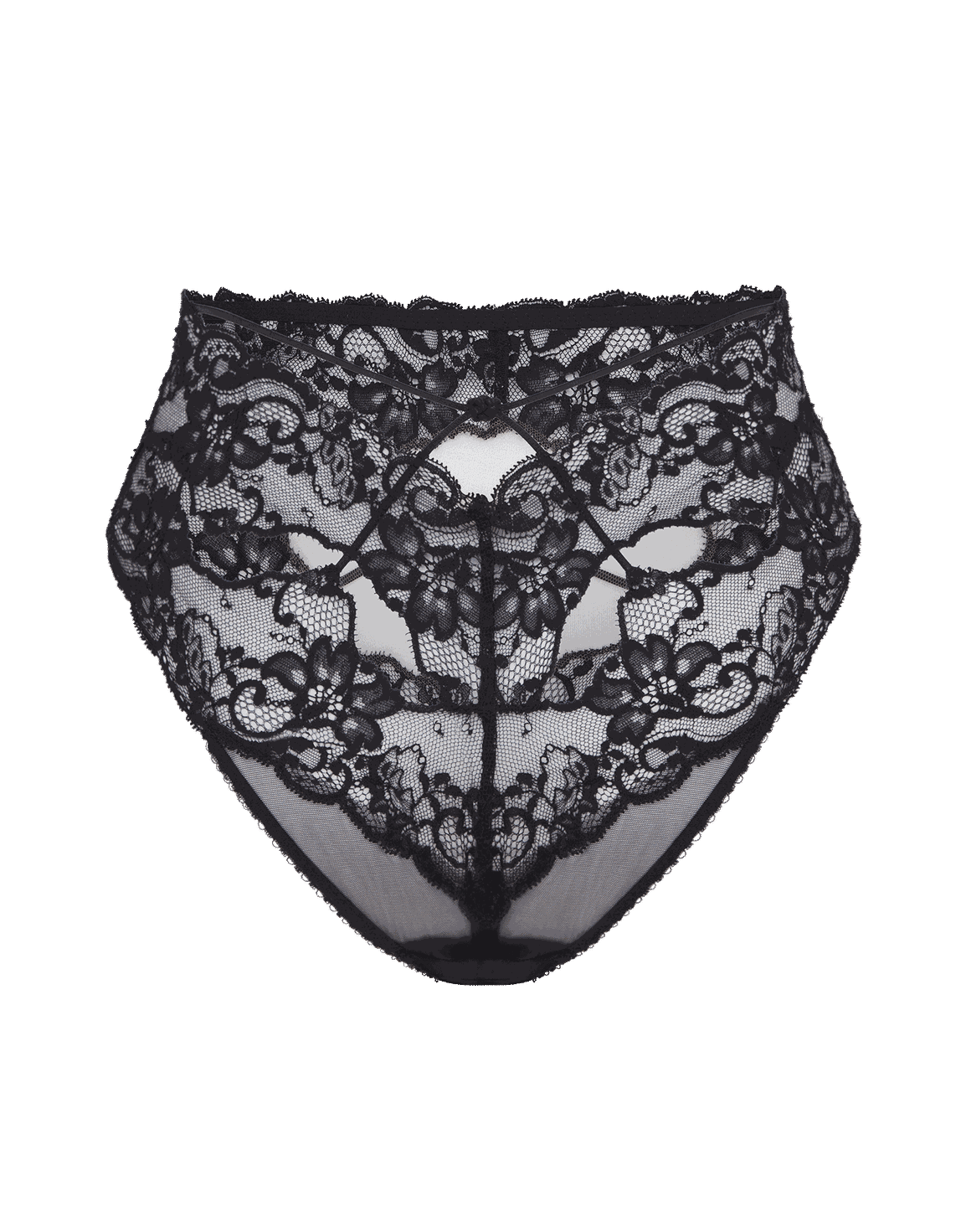 Zanah High Waisted Brief Black | Agent Provocateur