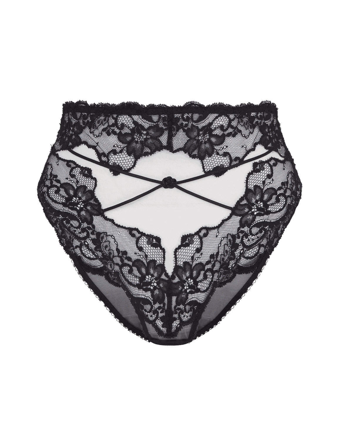 Zanah High Waisted Brief Black | Agent Provocateur
