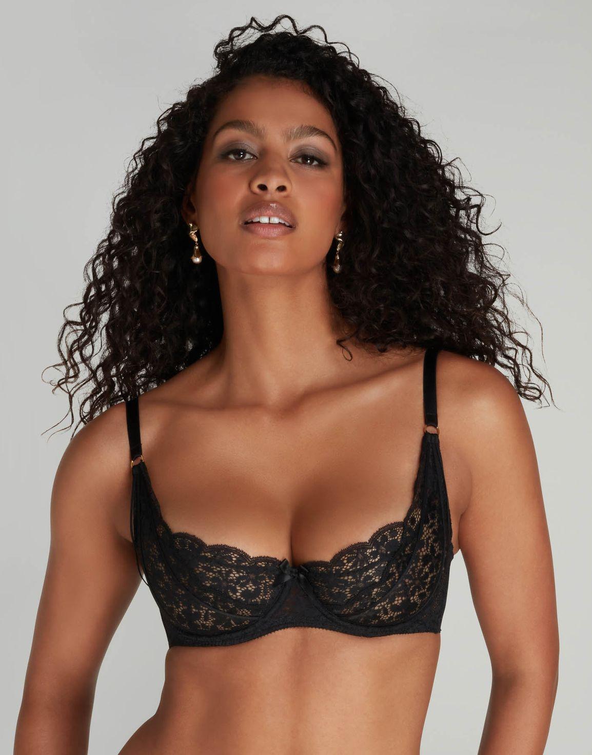 Dedee Balconette Underwired Bra Black | Agent Provocateur
