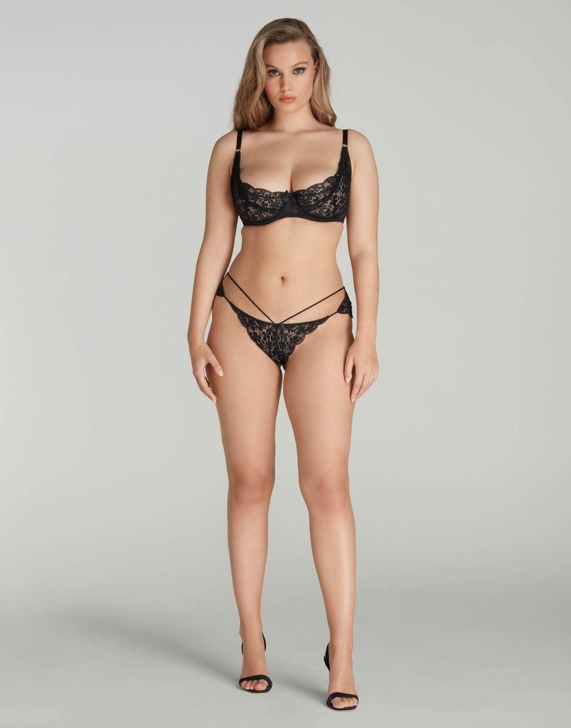 Dedee Balconette Underwired Bra Black | Agent Provocateur