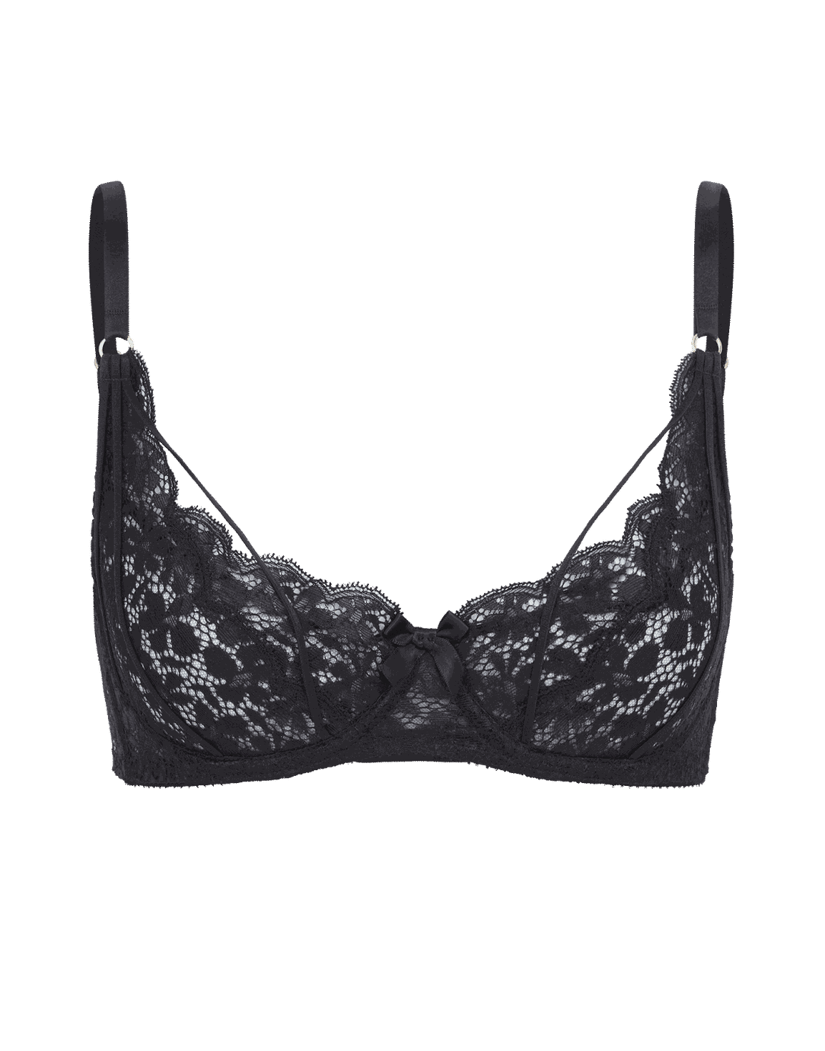 Dedee Balconette Underwired Bra Black | Agent Provocateur