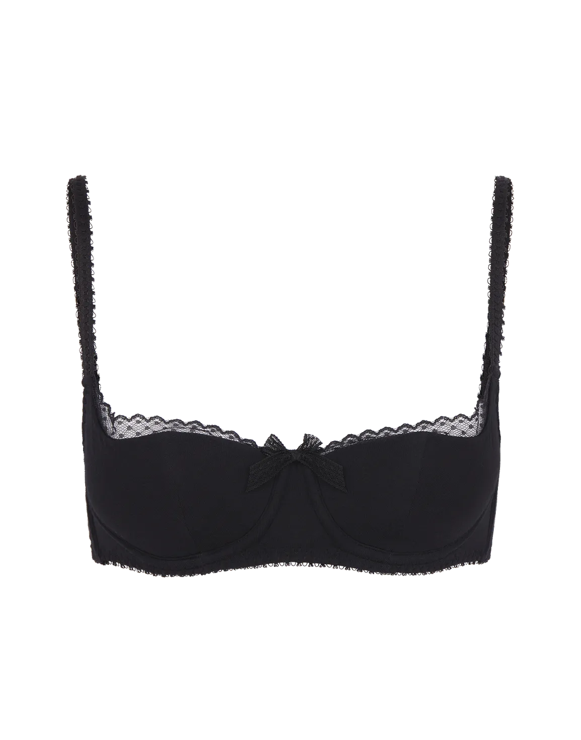 Carri Balconette Underwired Bra Black | Agent Provocateur