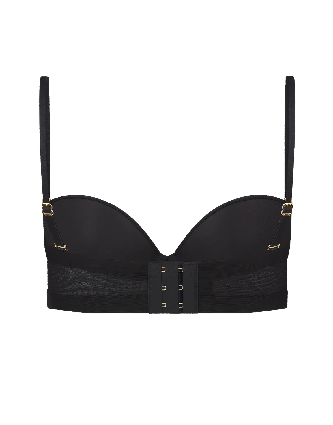 Lucky Strapless Underwired Bra Black | Agent Provocateur