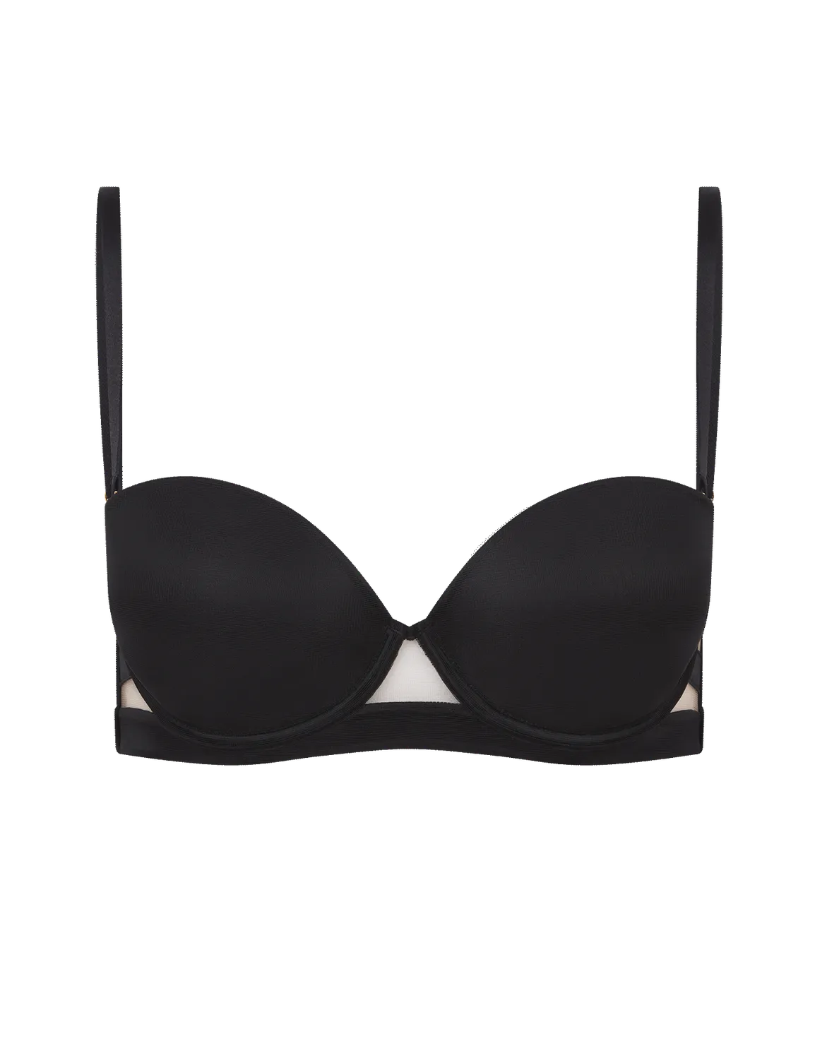 Lucky Strapless Underwired Bra Black | Agent Provocateur