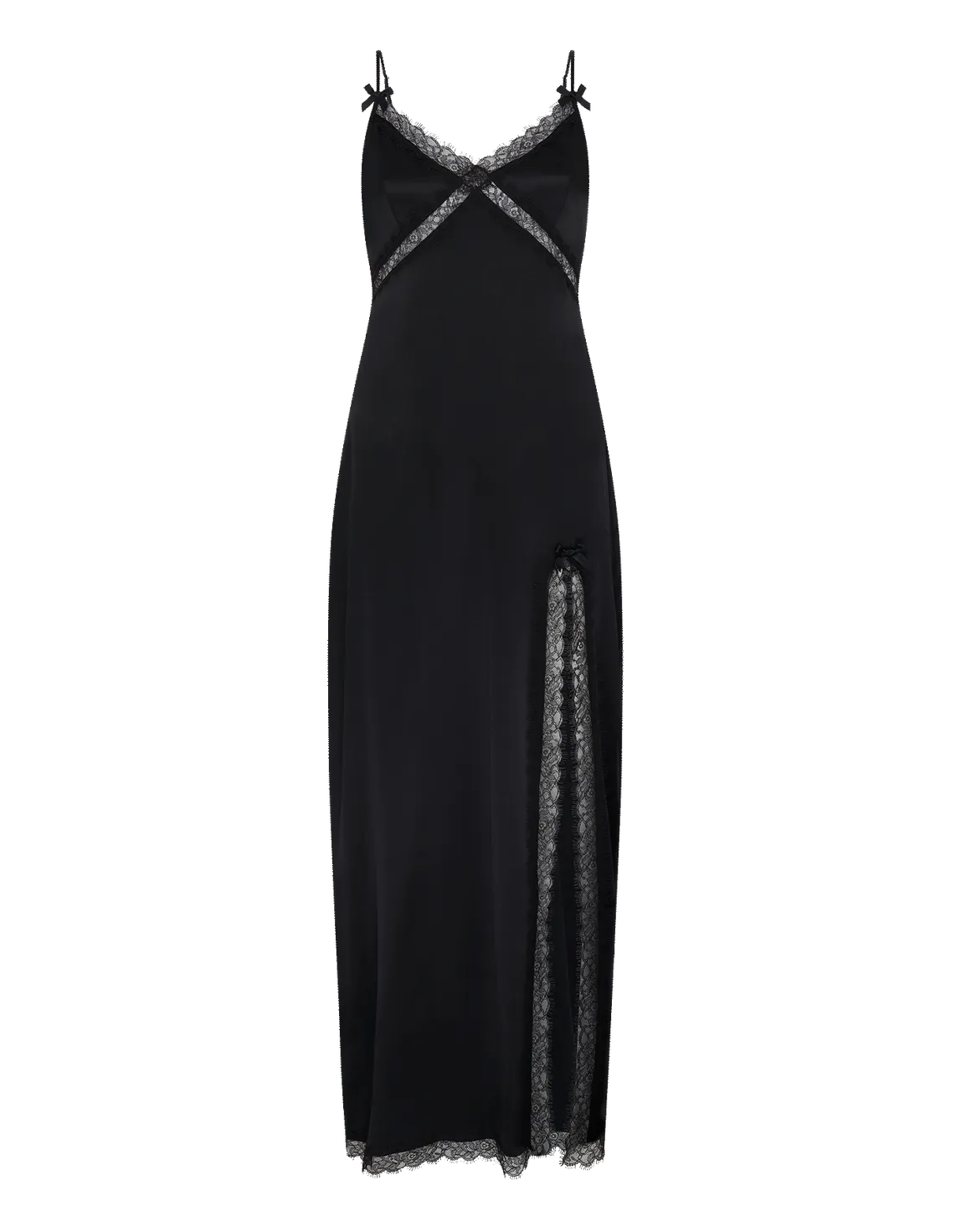 Gisele Long Slip Black | Agent Provocateur