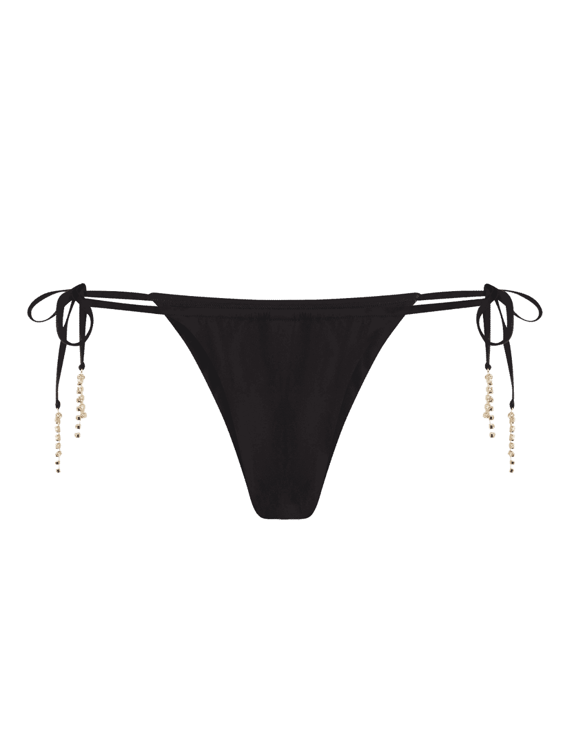 Wilona Tie Side Bikini Bottom Black | Agent Provocateur