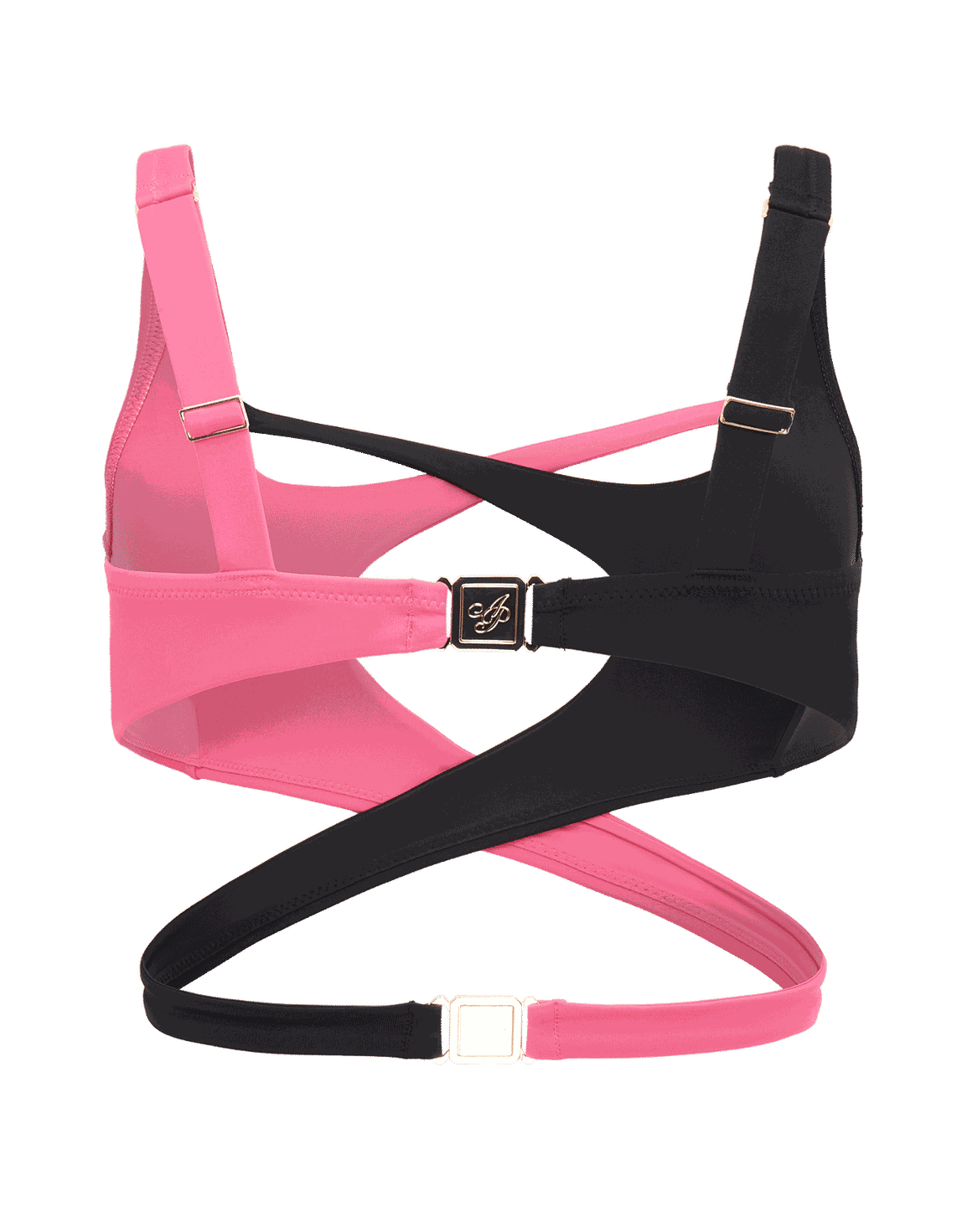 Racy Bikini Top Black/Pink/Orange | Agent Provocateur