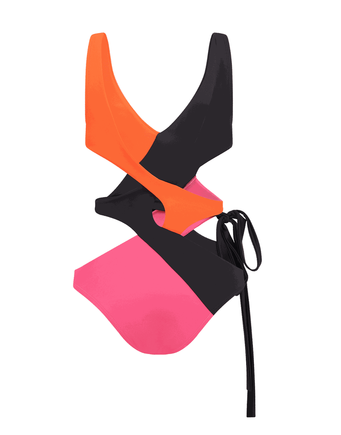 Racy Swimsuit Black/Pink/Orange | Agent Provocateur
