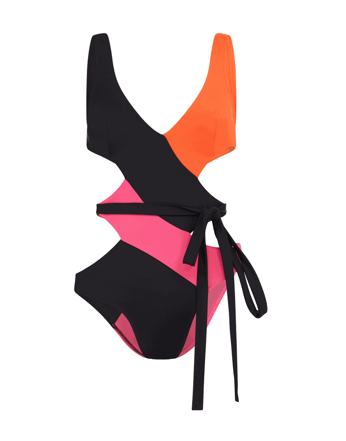 Racy Swimsuit Black/Pink/Orange | Agent Provocateur