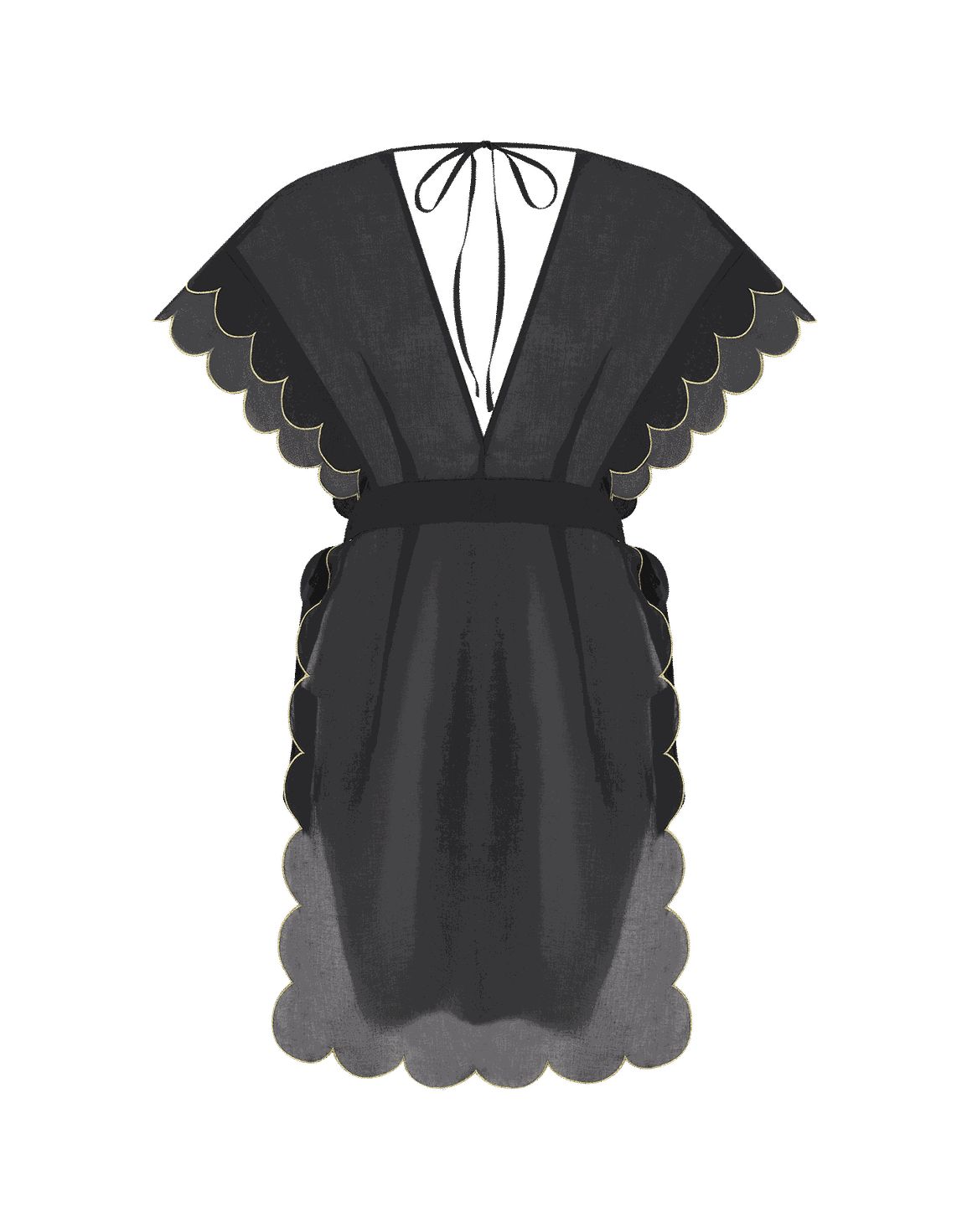 Lorna Short Kaftan Black | Agent Provocateur