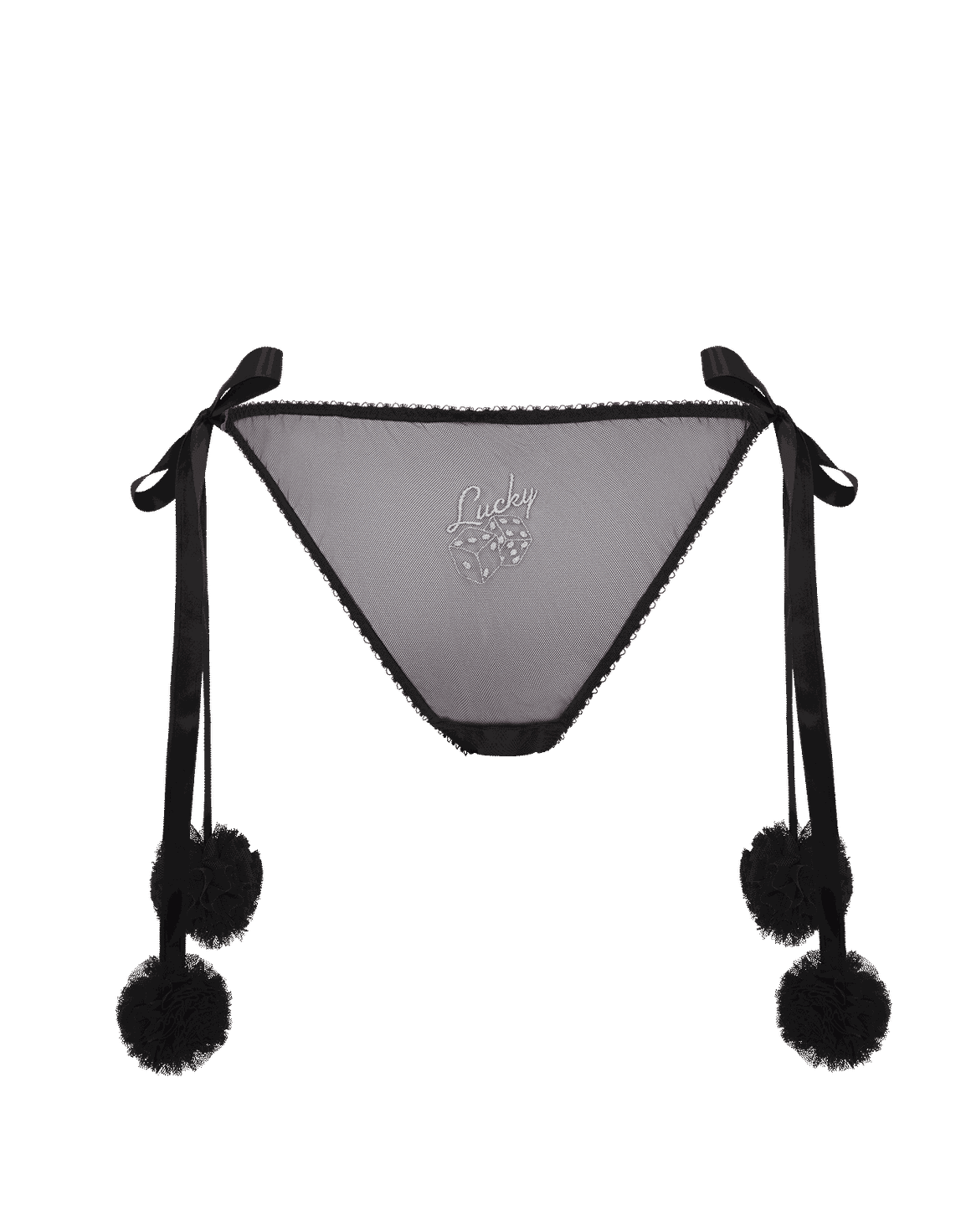 Luckycharm Tie Side Brief Black | Agent Provocateur