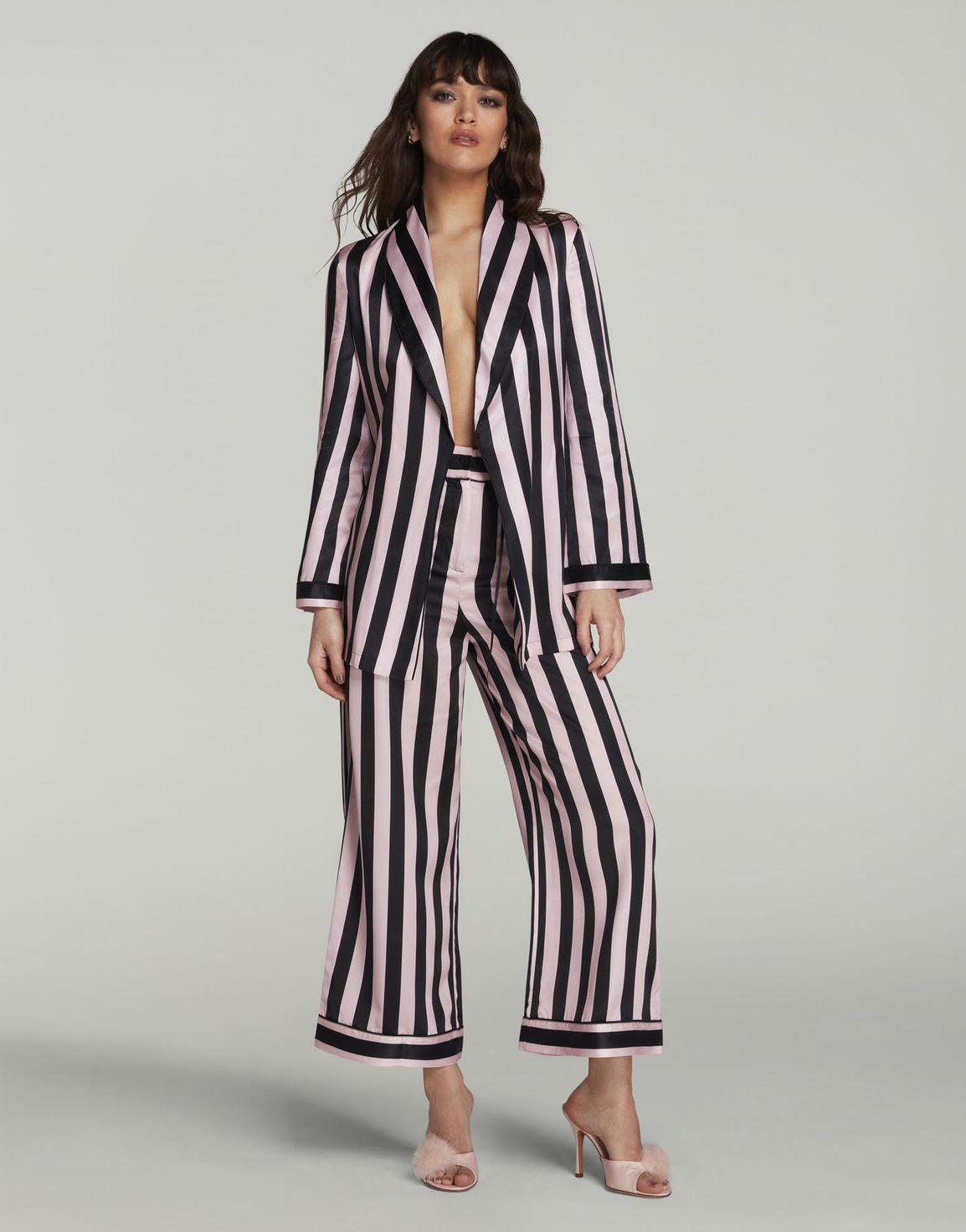Classic Pyjama Trousers Stripe/Pink | Agent Provocateur